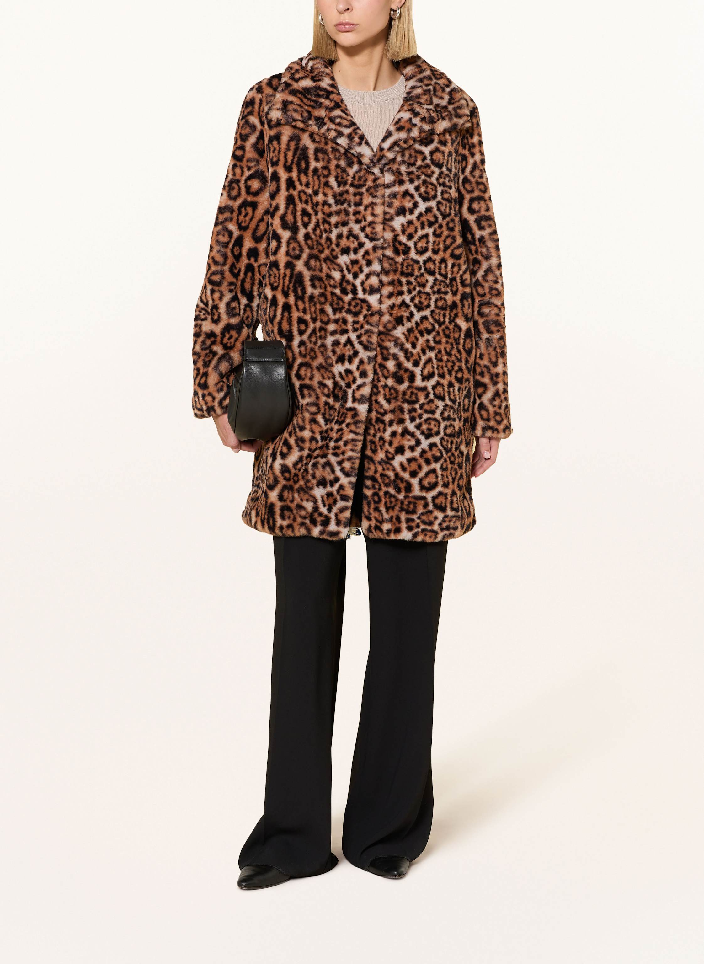 Thumbnail - Frieda & Freddies Kunstfell-Mantel Eve-Mary braun