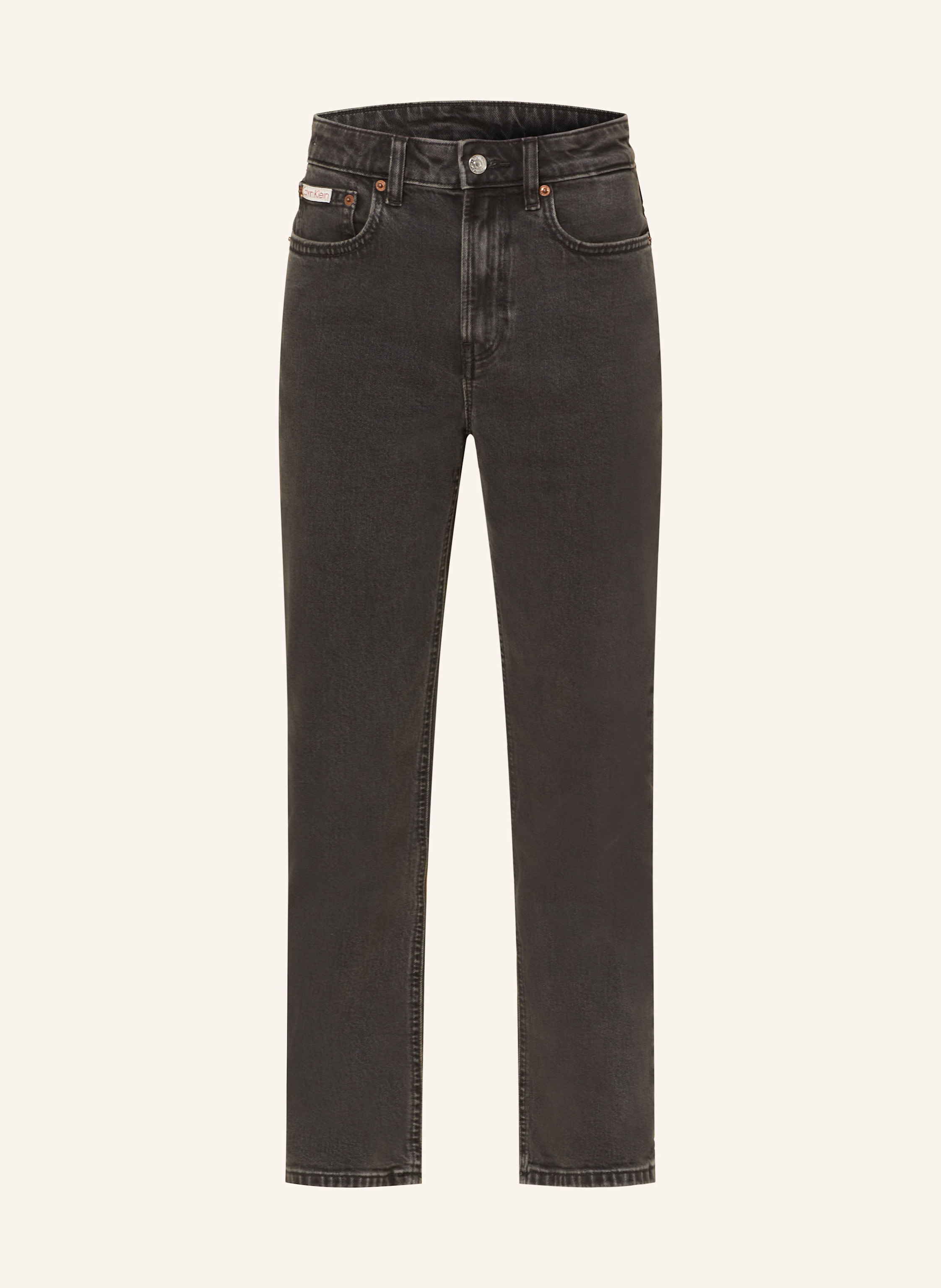 Calvin Klein Jeans Straight Jeans schwarz