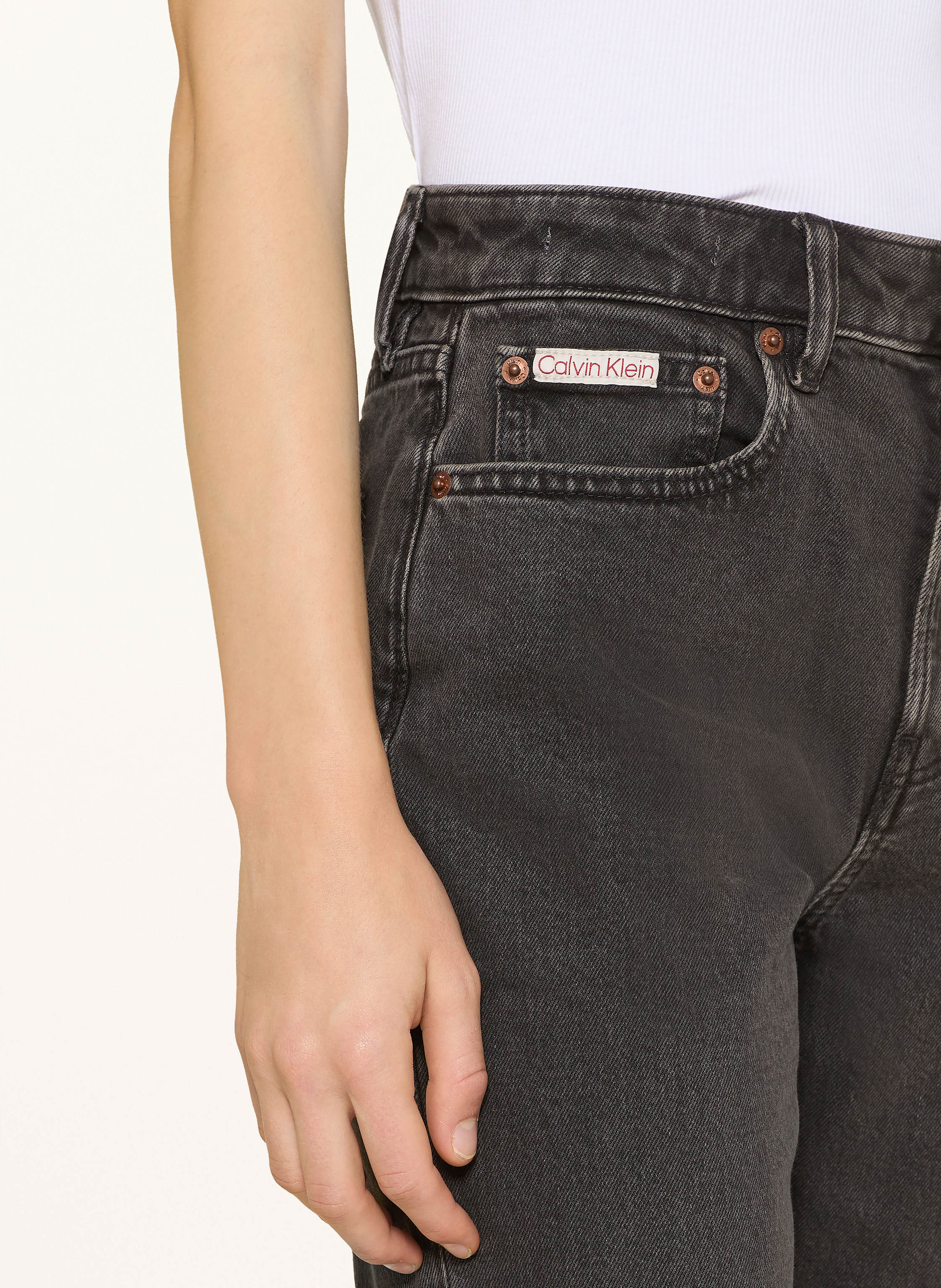 Thumbnail - Calvin Klein Jeans Straight Jeans schwarz