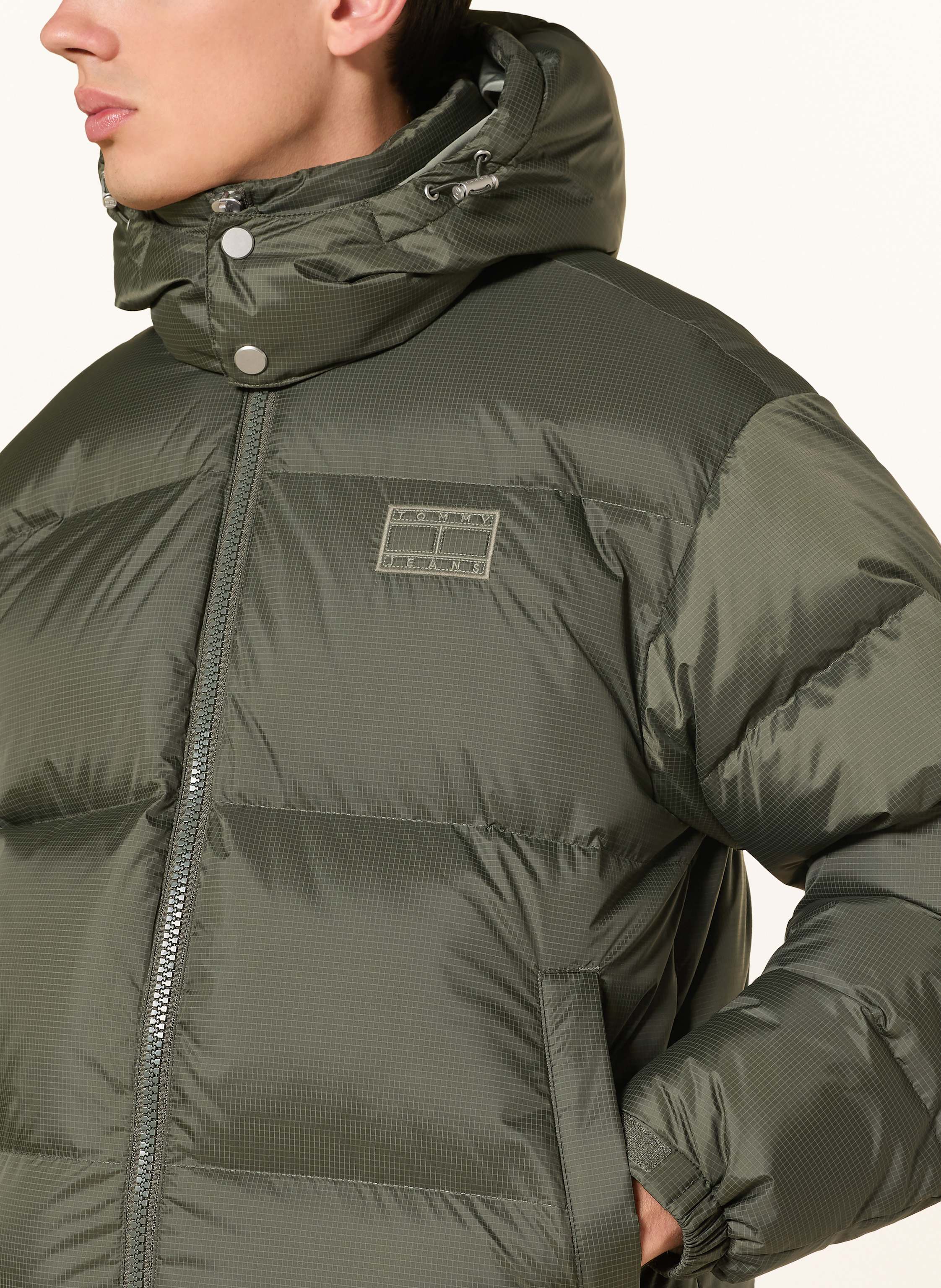 Thumbnail - Tommy Jeans Daunenjacke Alaska Mit Abnehmbarer Kapuze gruen