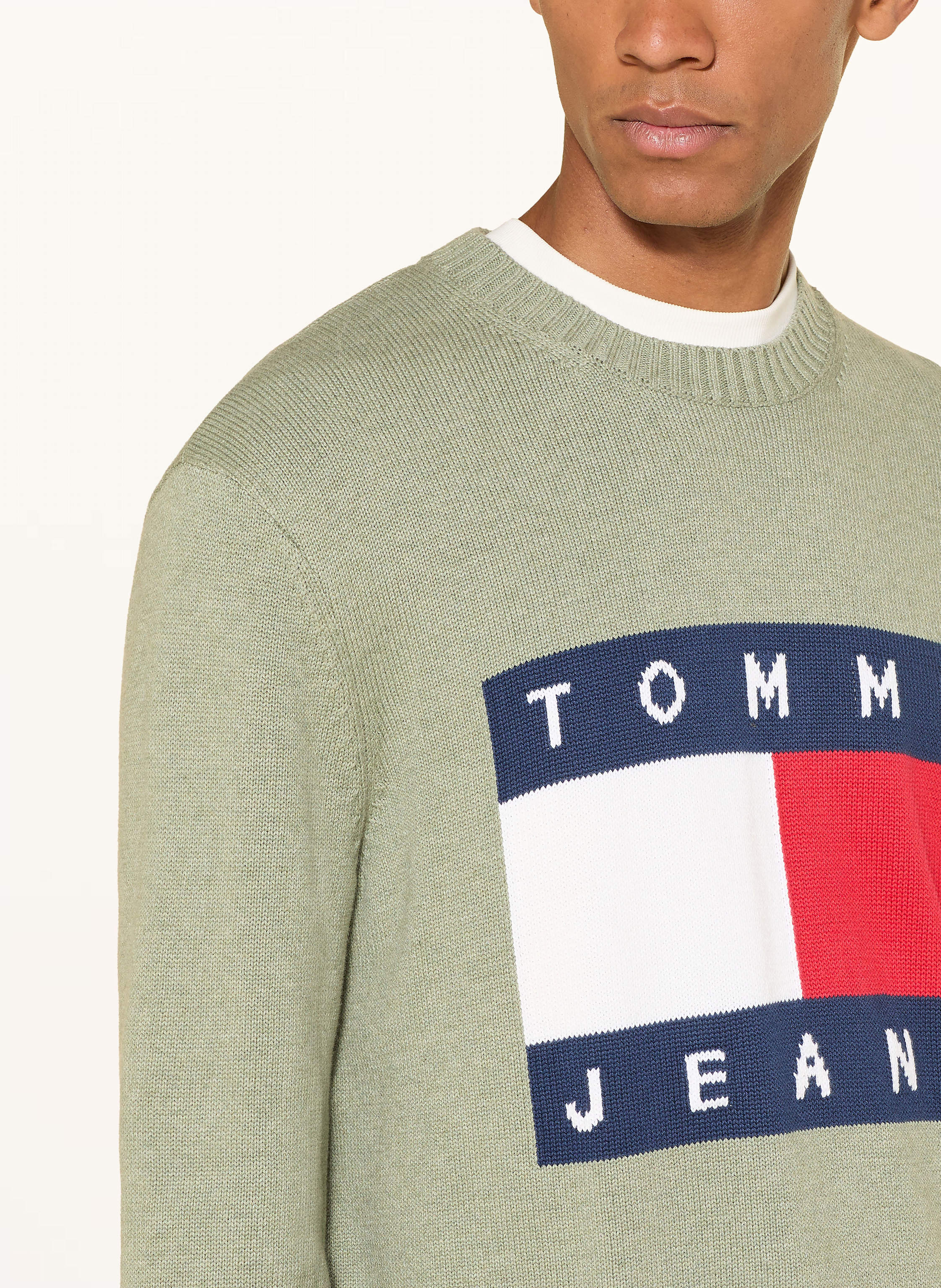 Thumbnail - Tommy Jeans Pullover gruen