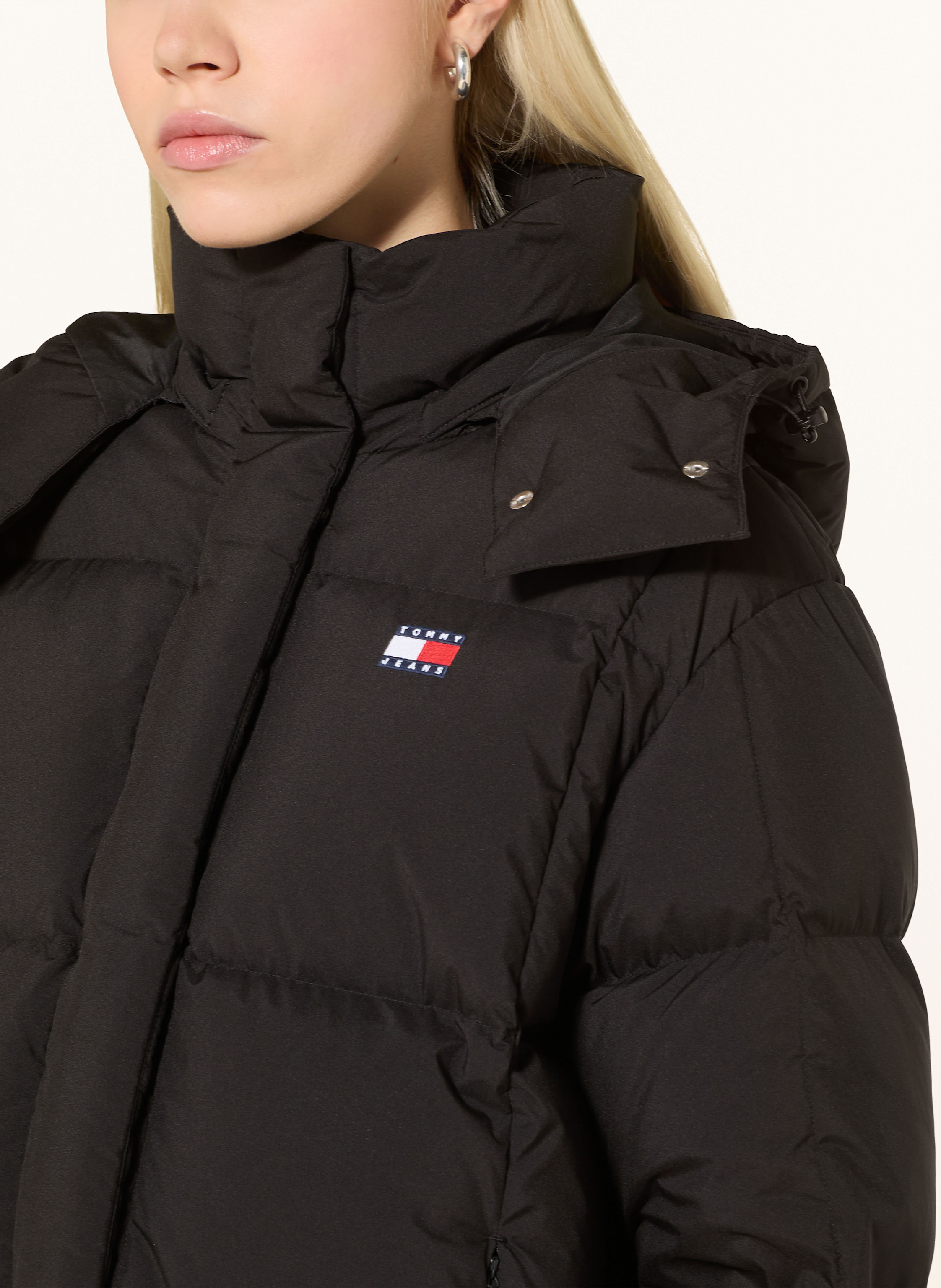 Thumbnail - Tommy Jeans Daunenjacke Alaska Mit Abnehmbarer Kapuze schwarz