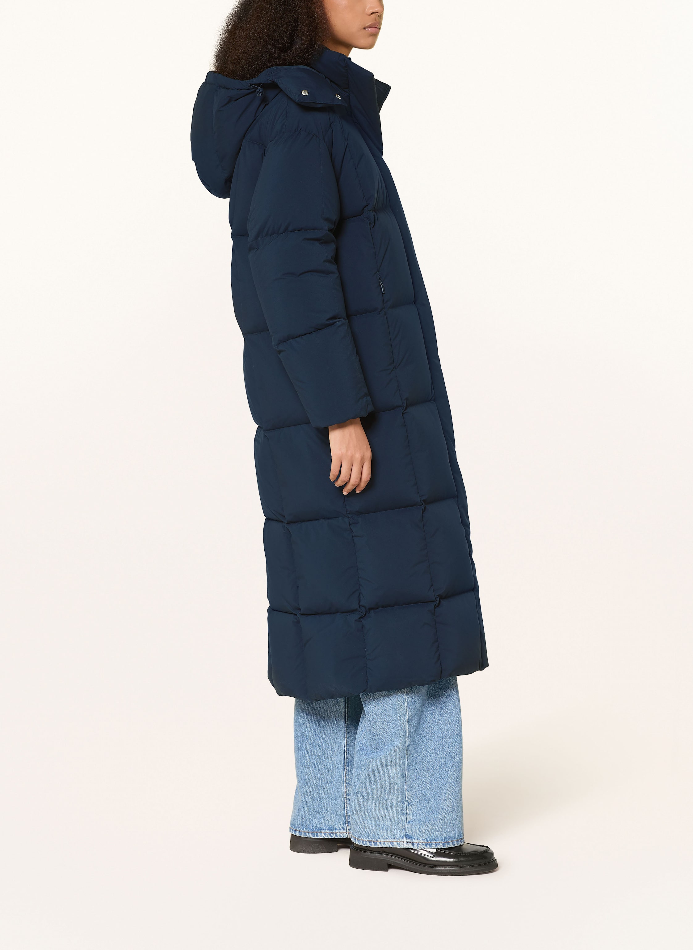 Thumbnail - Tommy Jeans Daunenmantel Alaska Grid blau