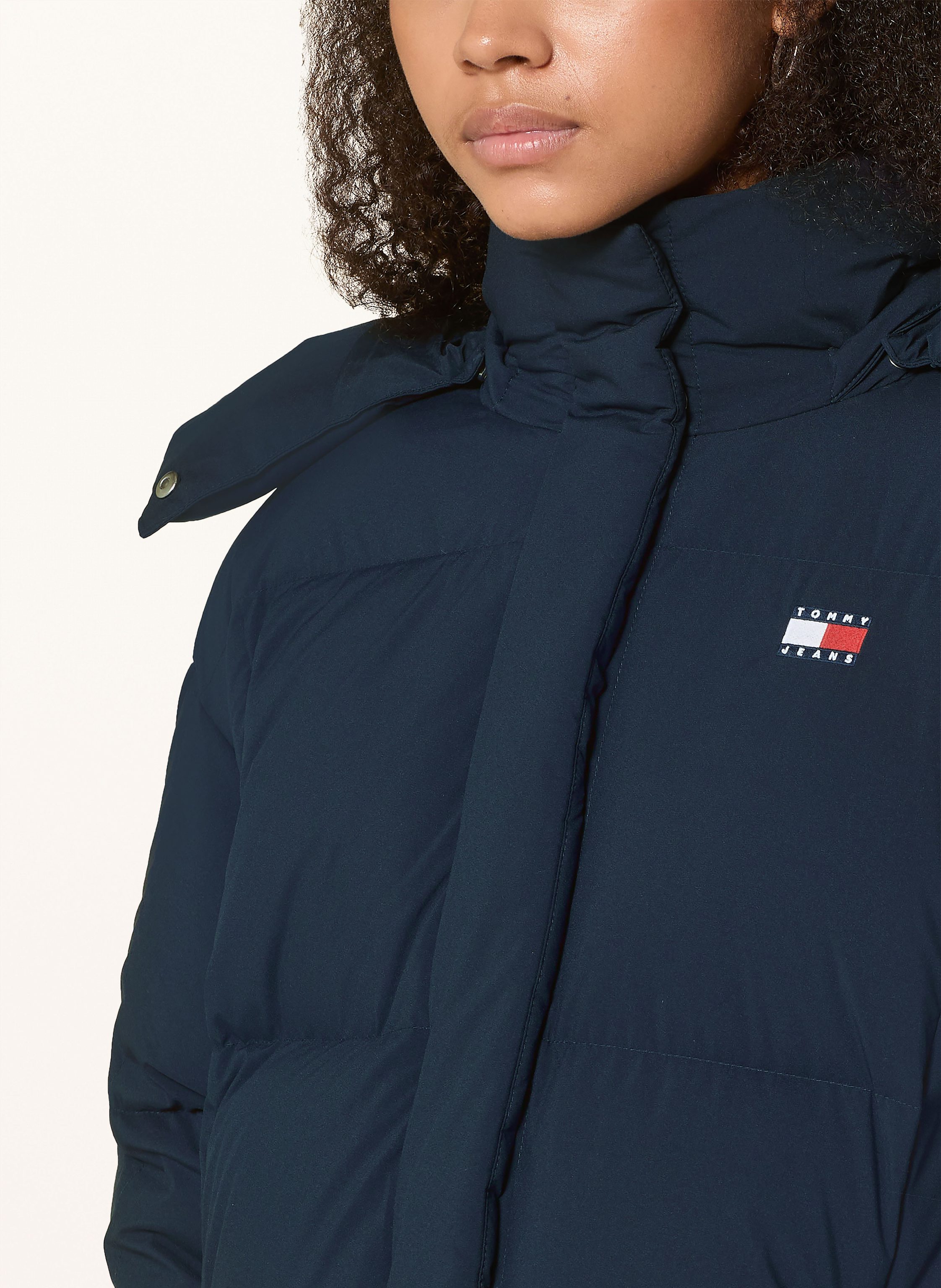 Thumbnail - Tommy Jeans Daunenmantel Alaska Grid blau