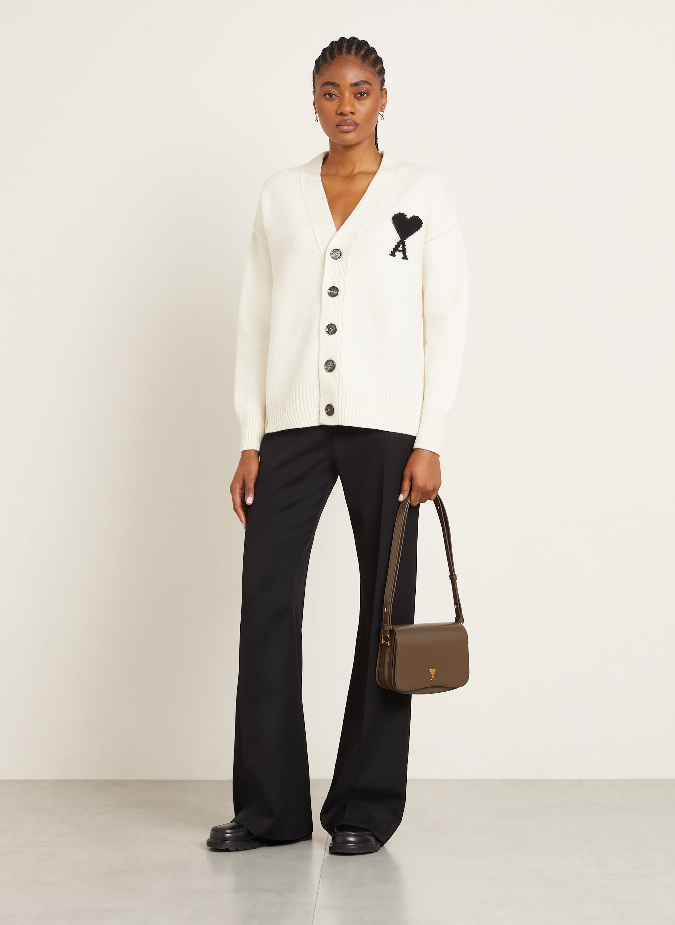 Thumbnail - Ami Paris Umhängetasche Paris Paris gruen