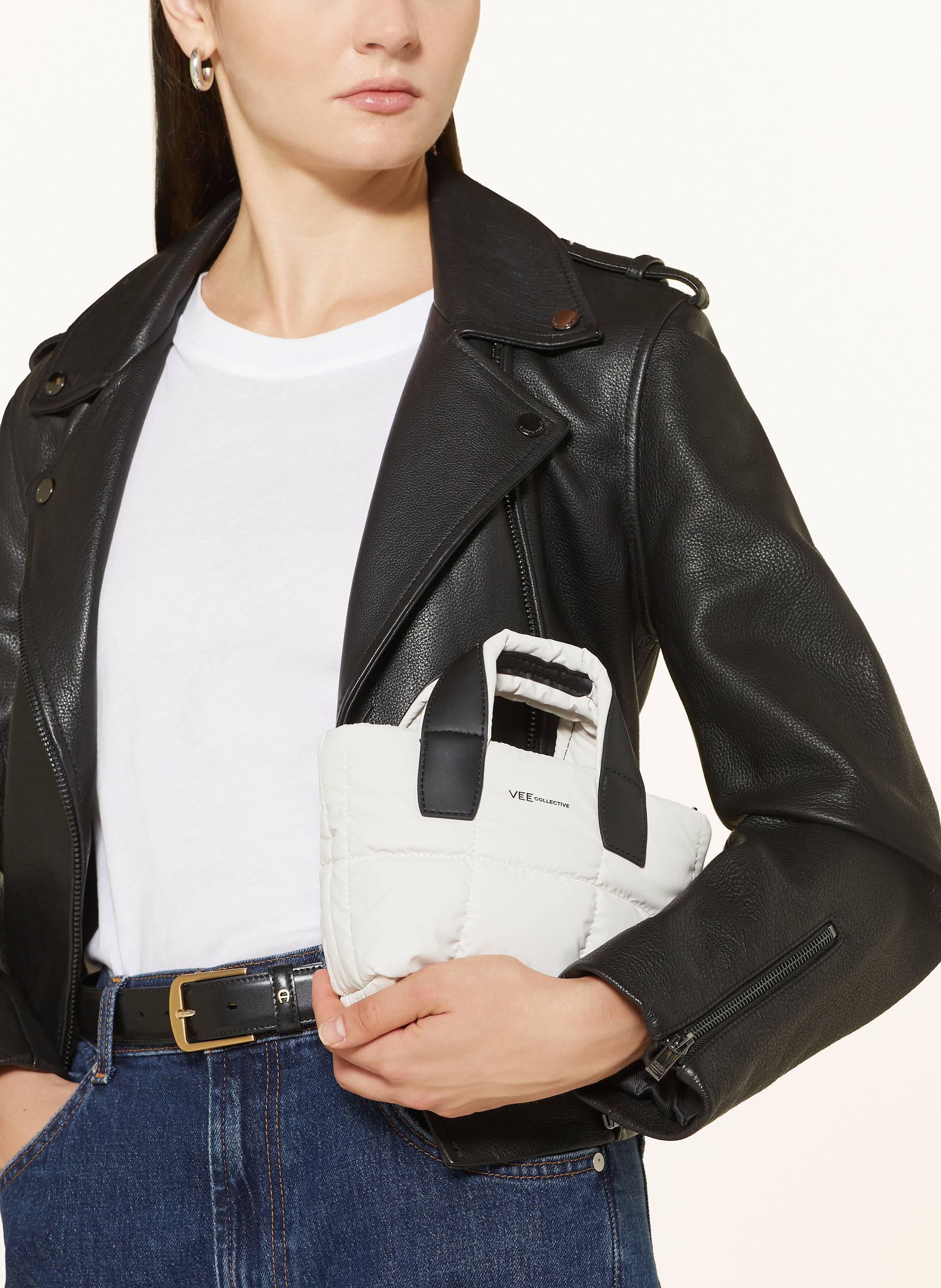 Thumbnail - Vee Collective Handtasche Porter weiss