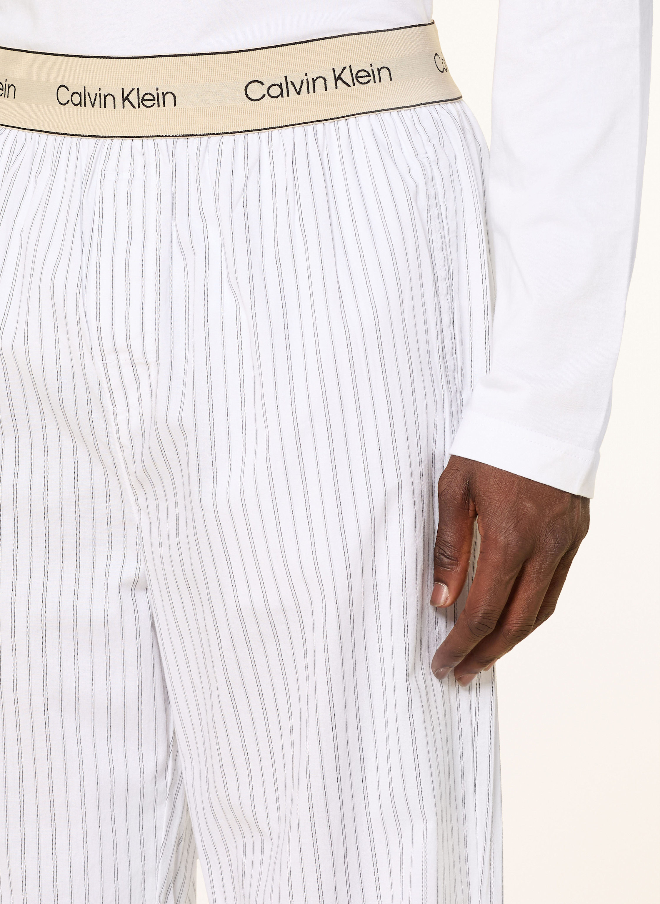 Thumbnail - Calvin Klein Schlafhose weiss