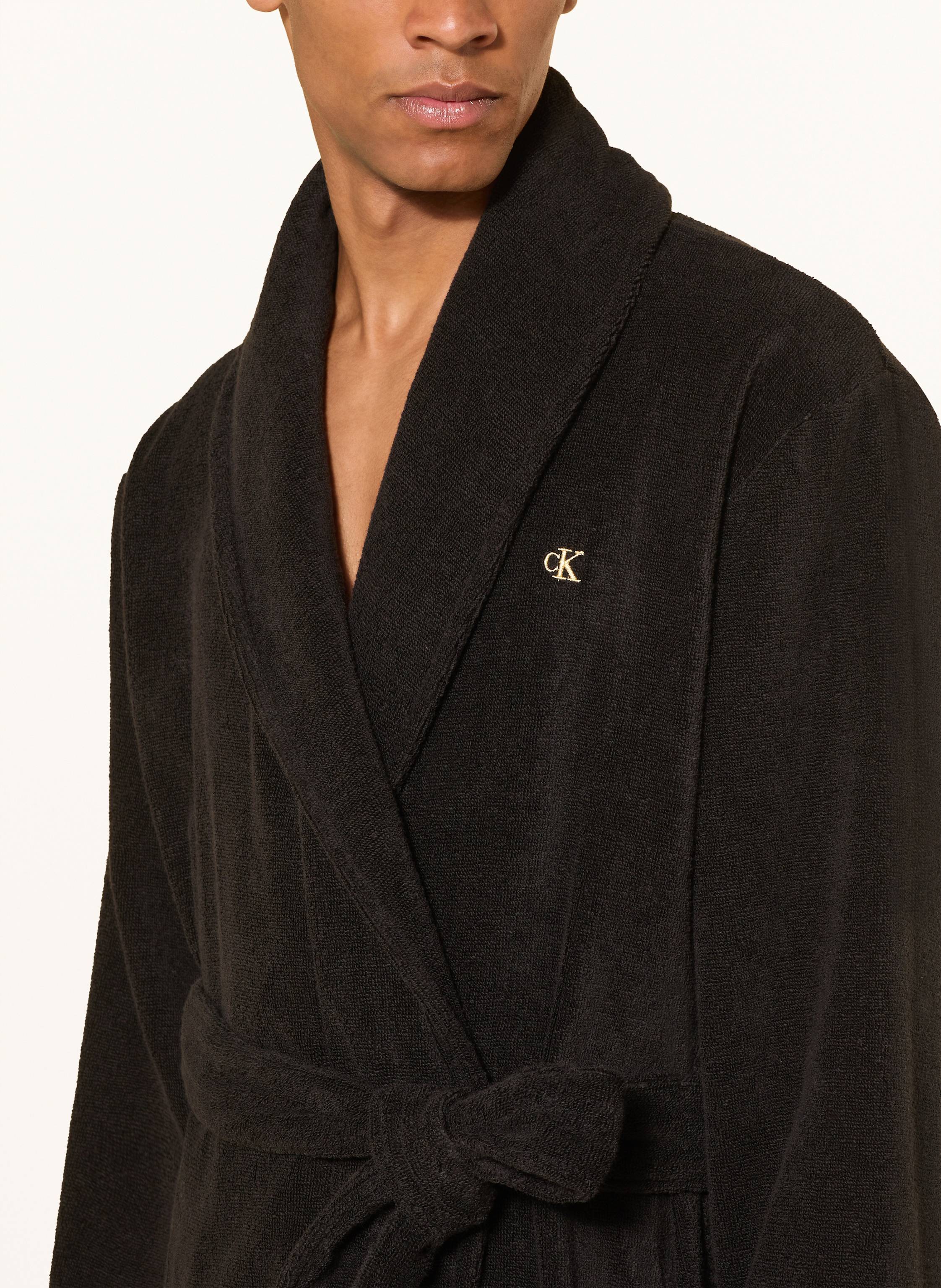 Thumbnail - Calvin Klein Herren-Bademantel schwarz