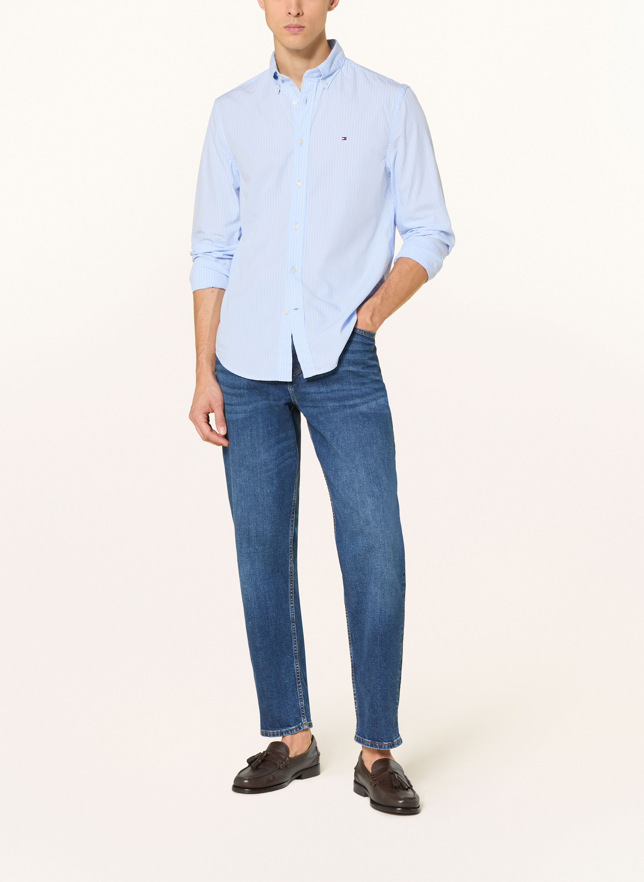 Thumbnail - Tommy Hilfiger Hemd Regular Fit blau