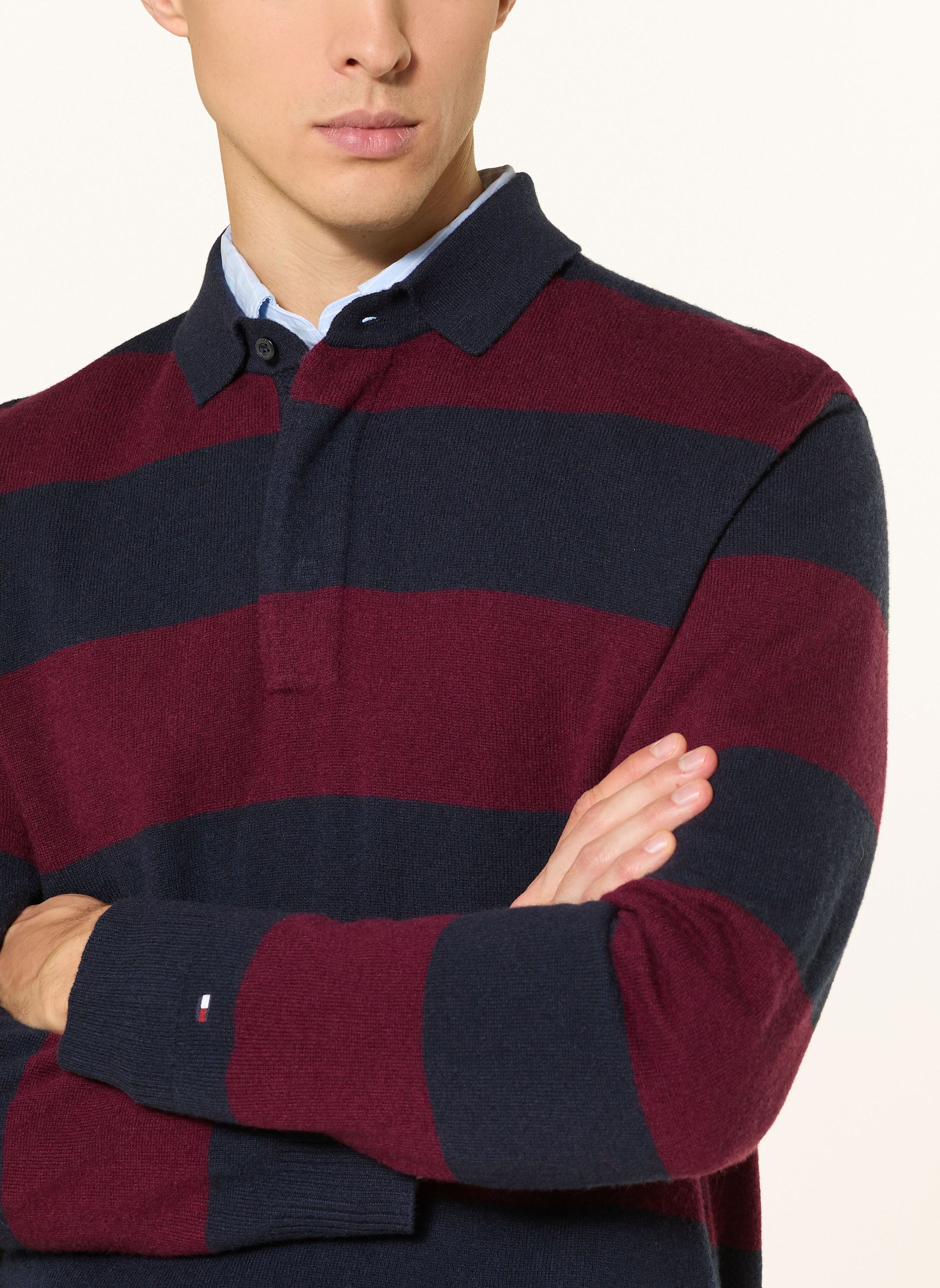 Thumbnail - Tommy Hilfiger Strick-Rugbyshirt blau