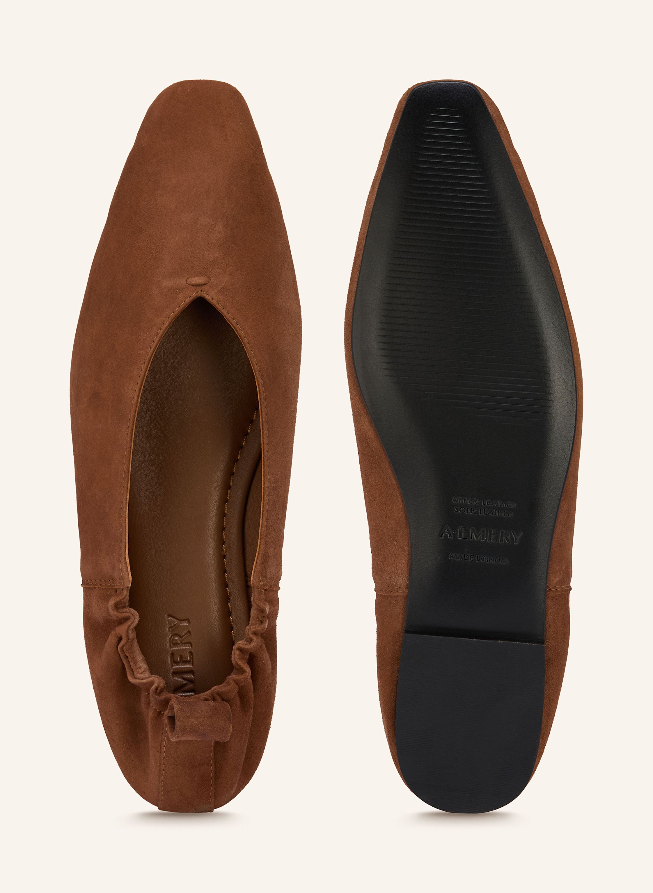Thumbnail - A.Emery Ballerinas Brie Flat braun