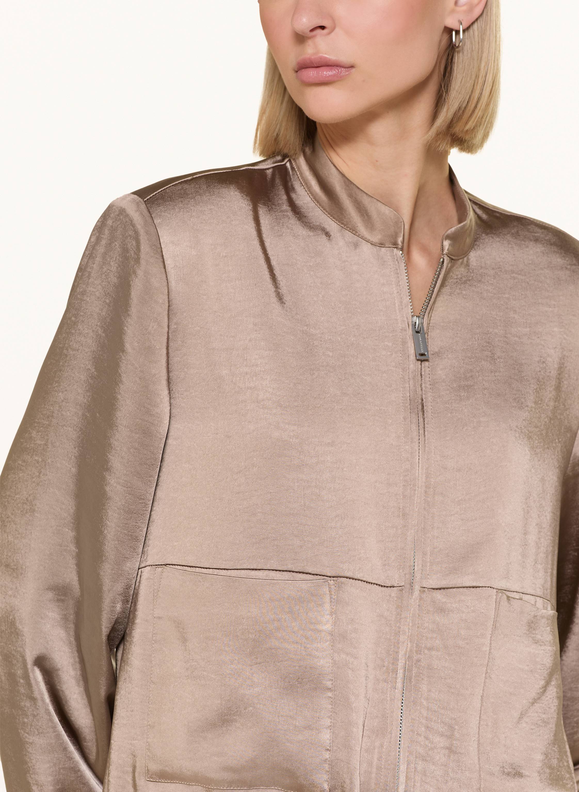 Thumbnail - Rino & Pelle Satinblouson beige