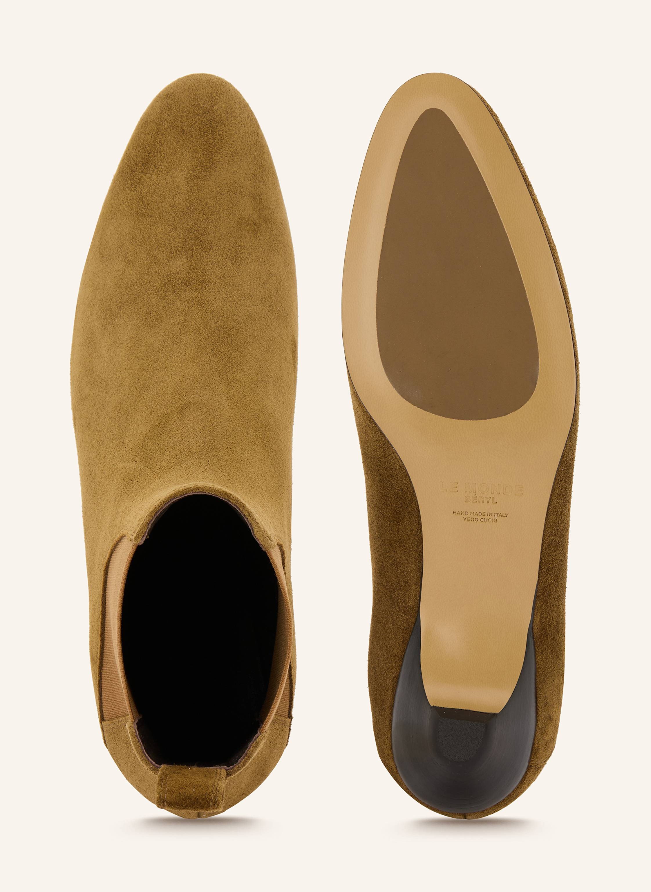 Thumbnail - Le Monde Béryl Chelsea-Boots beige