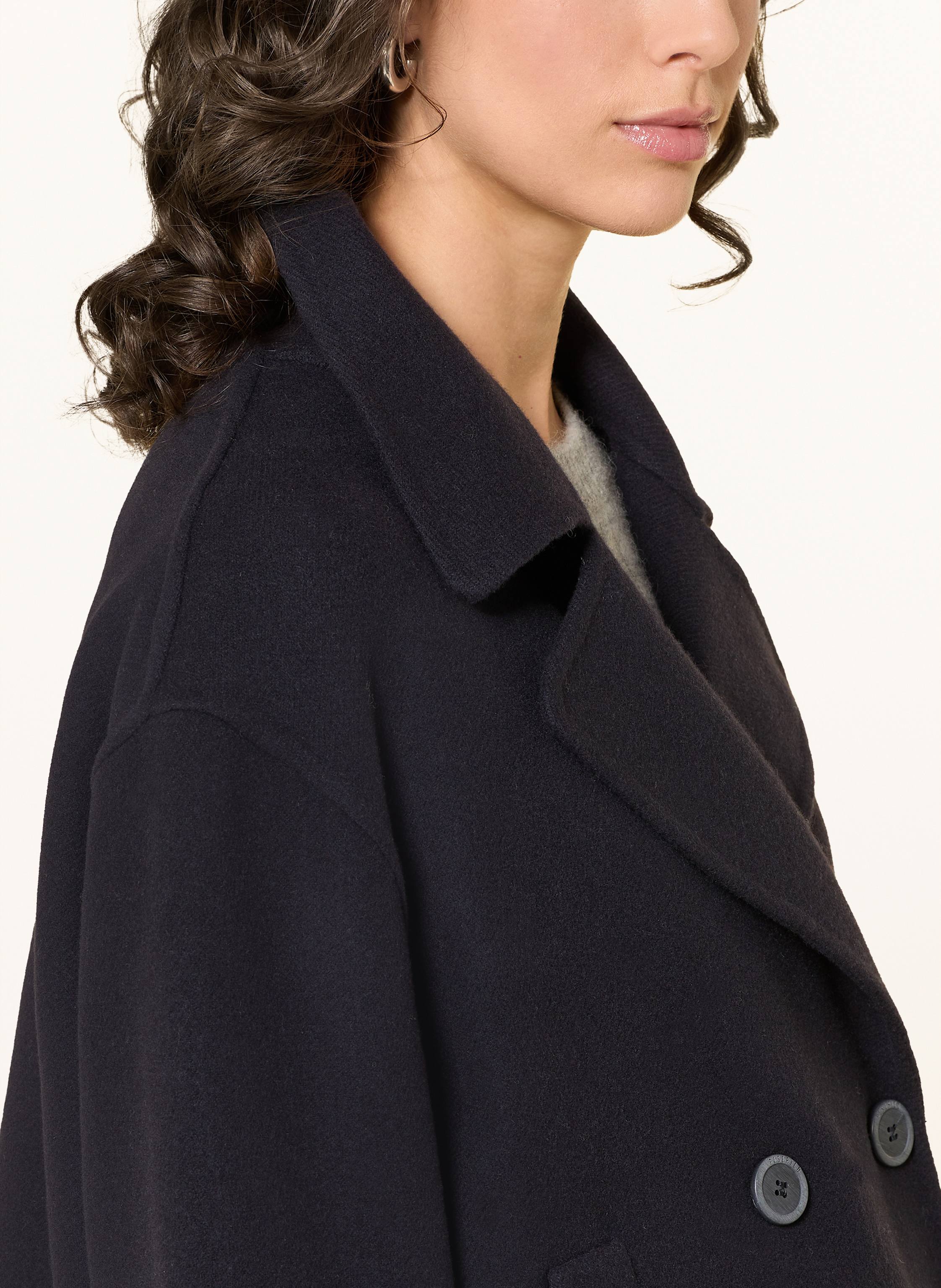 Thumbnail - Peserico Cabanjacke Aus Wolle blau