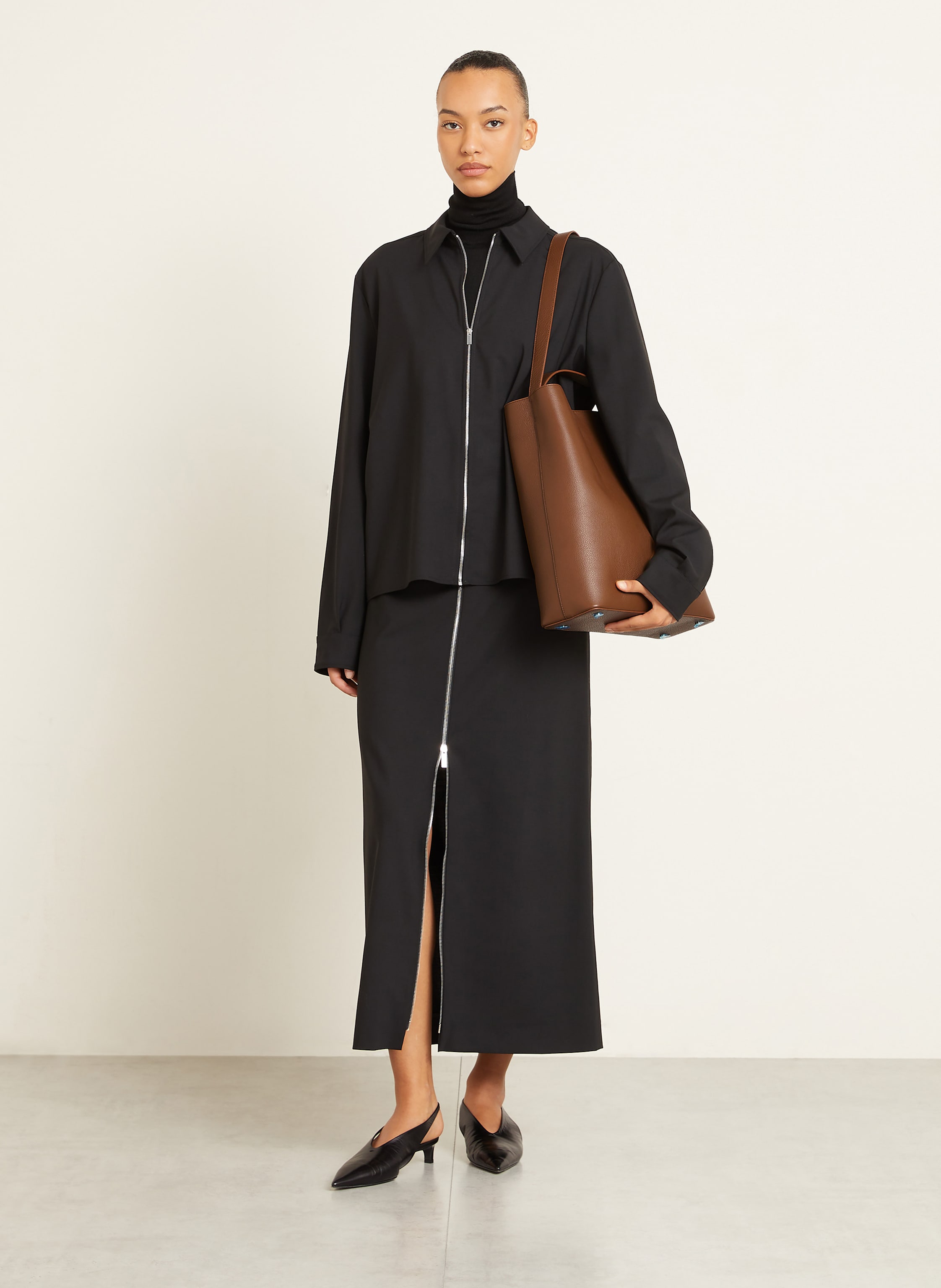 Thumbnail - Aesther Ekme Schultertasche Sac braun