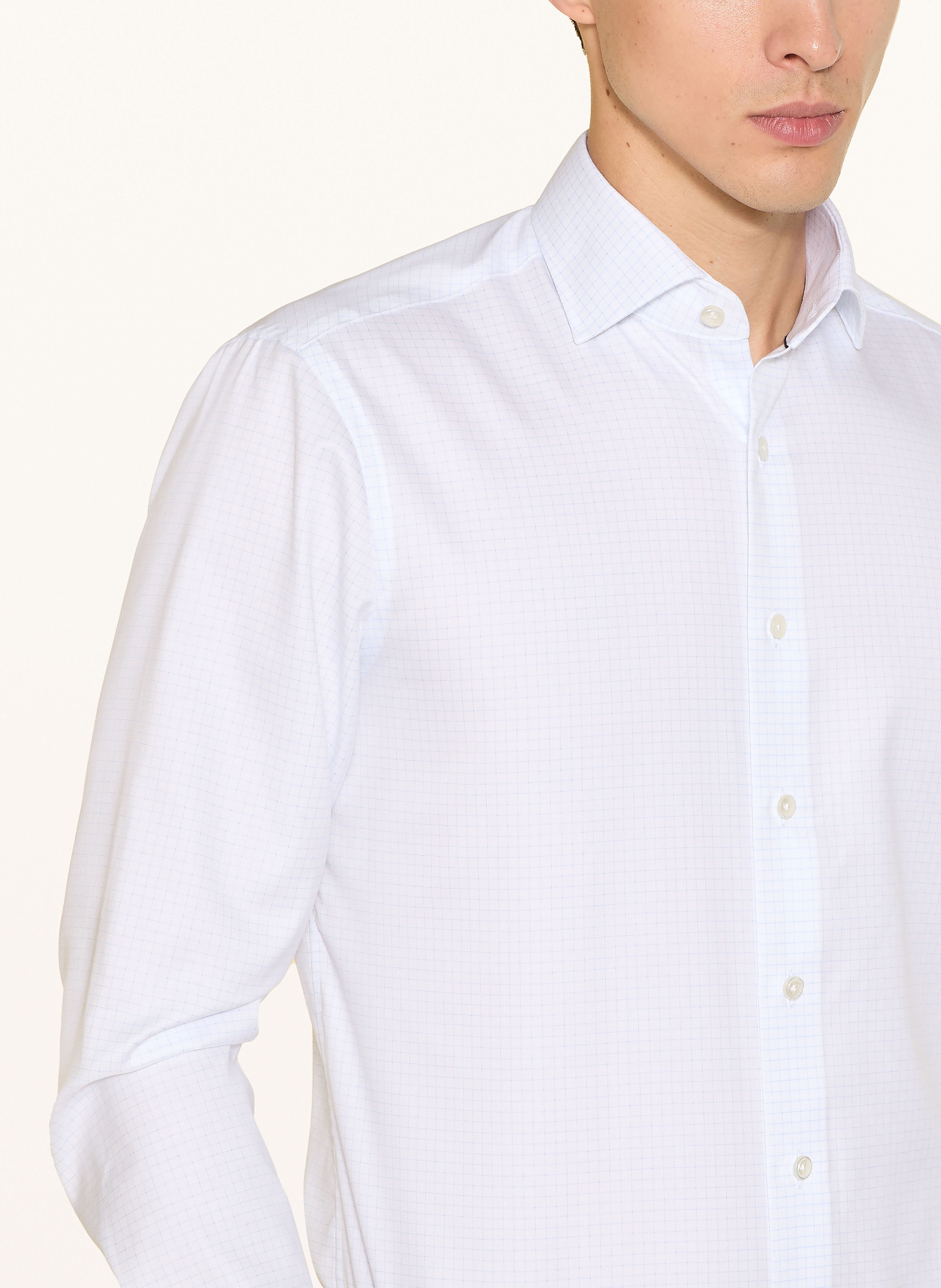 Thumbnail - Olymp Signature Hemd Signature Tailored Fit blau