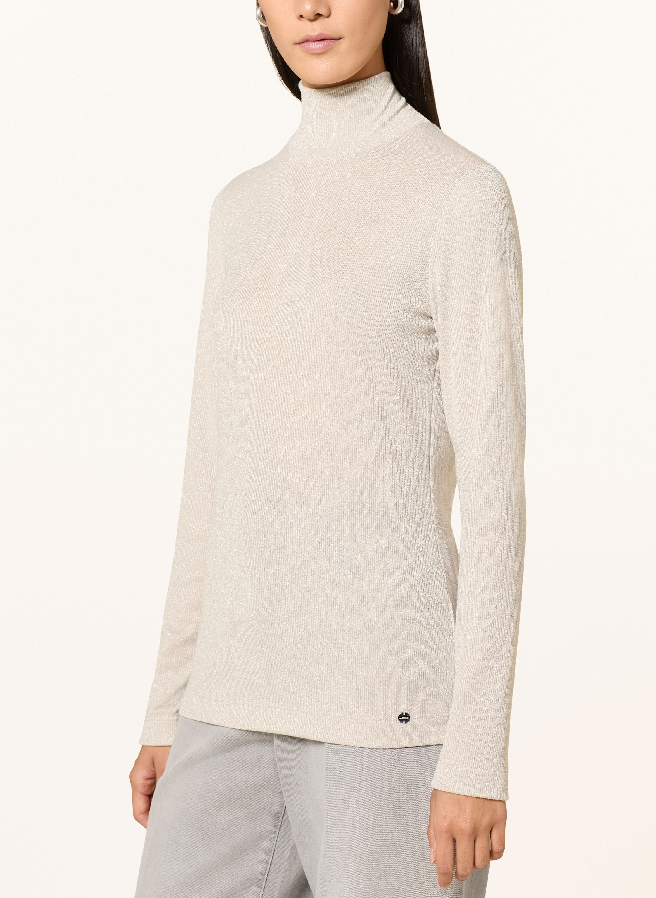 Thumbnail - Marc Cain Longsleeve Mit Glitzergarn beige