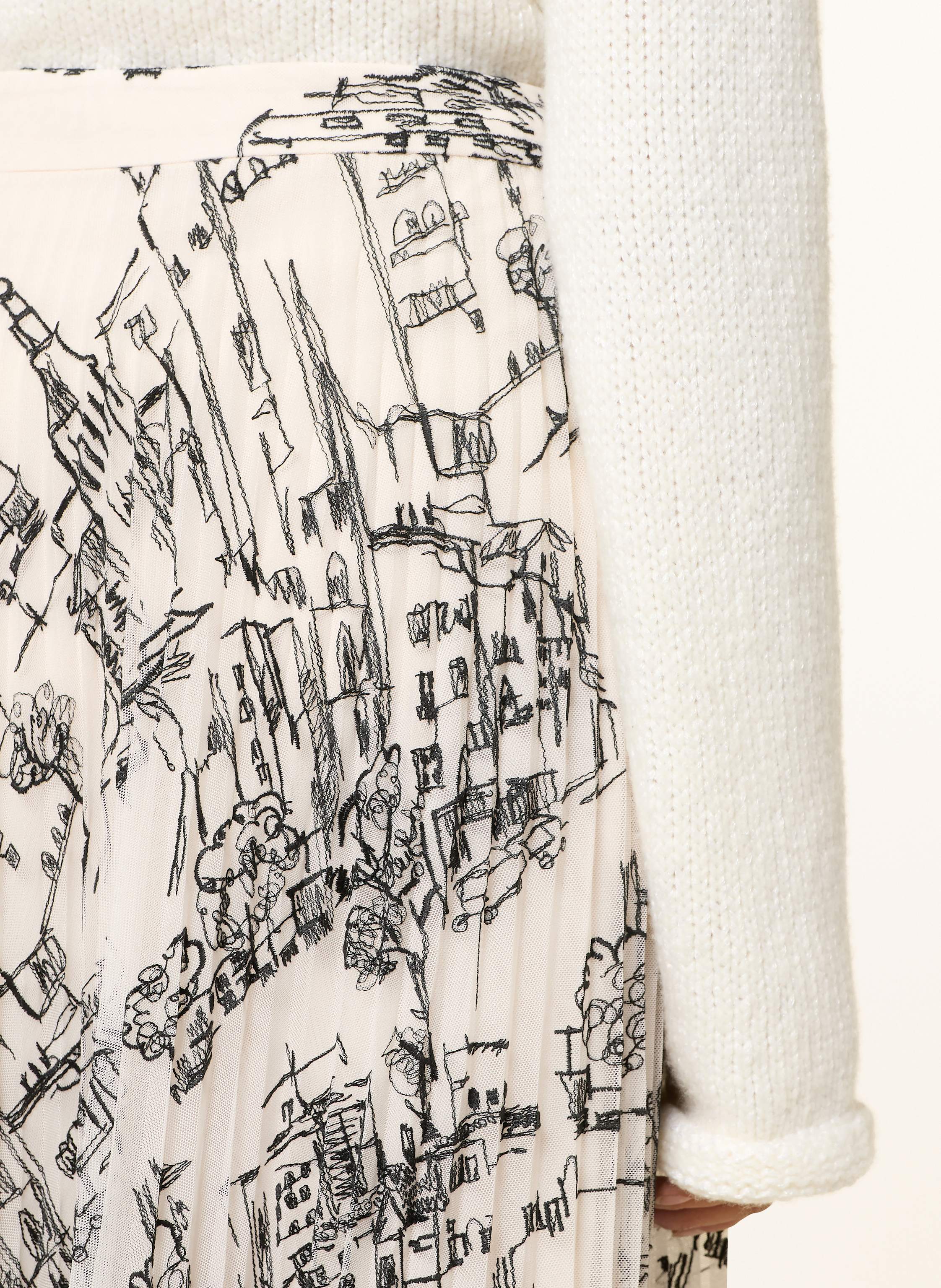 Thumbnail - Marc Cain Plisseerock beige