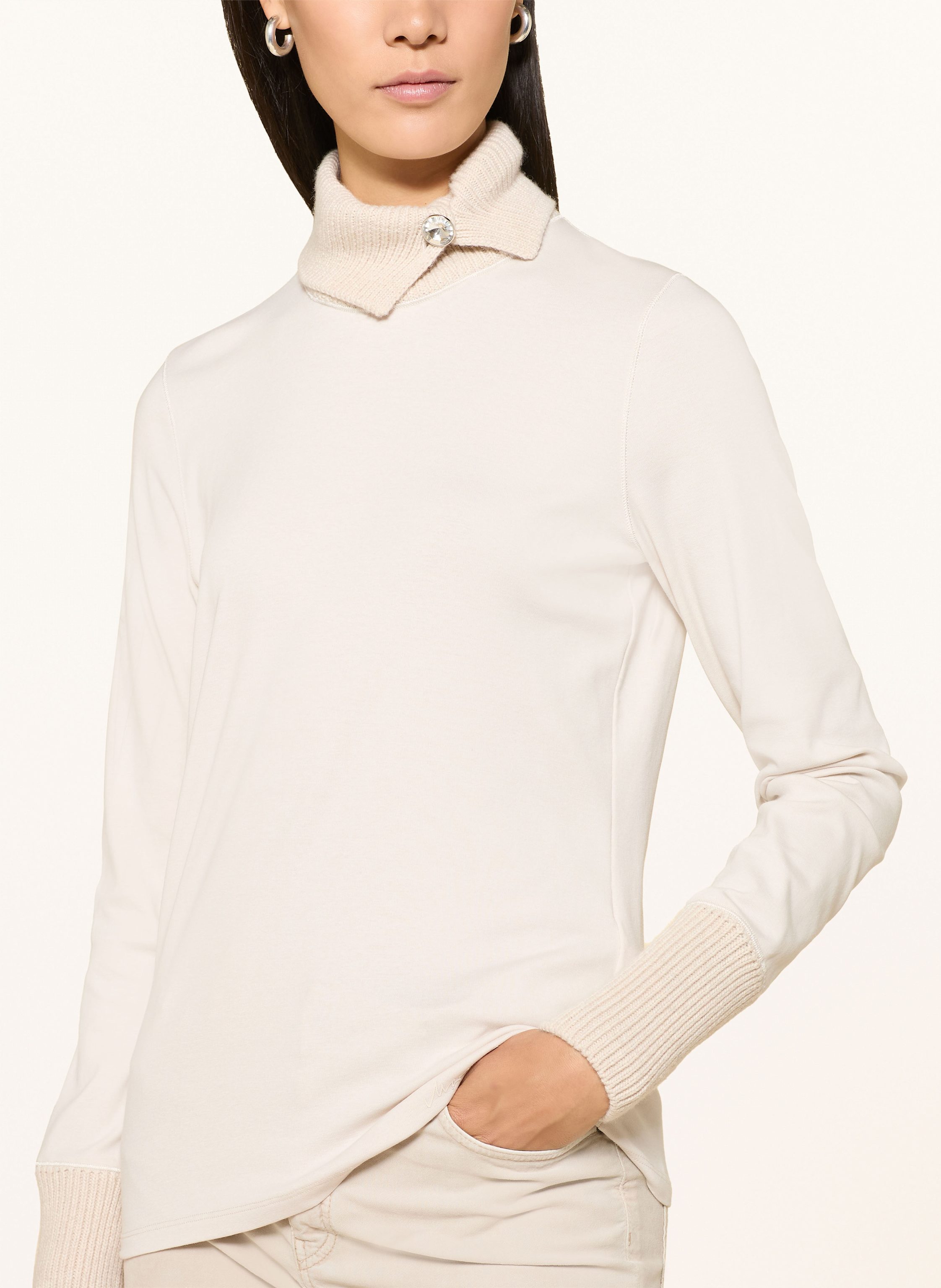 Thumbnail - Marc Cain Rollkragenshirt beige