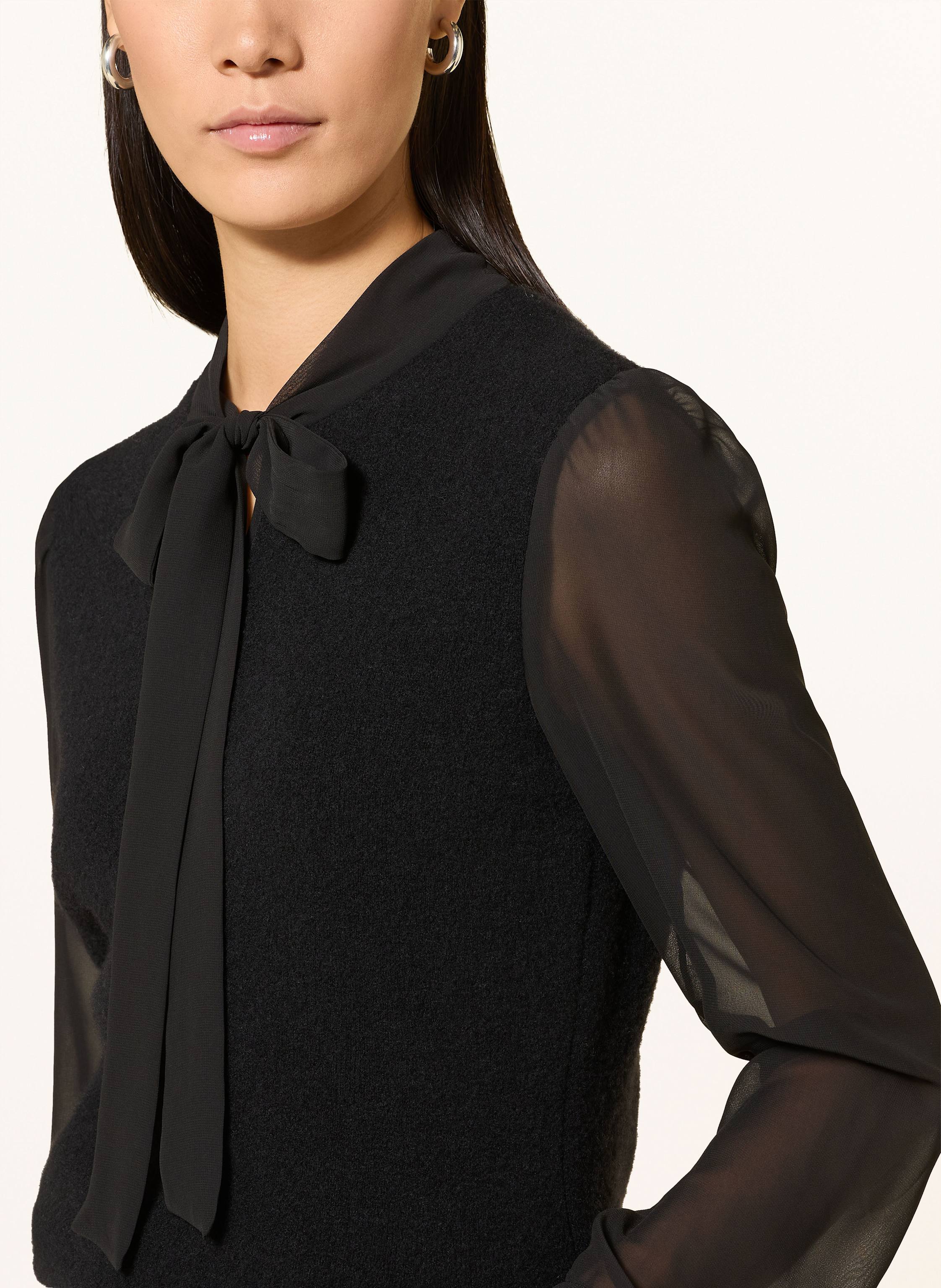 Thumbnail - Marc Cain Schluppenbluse Im Materialmix schwarz