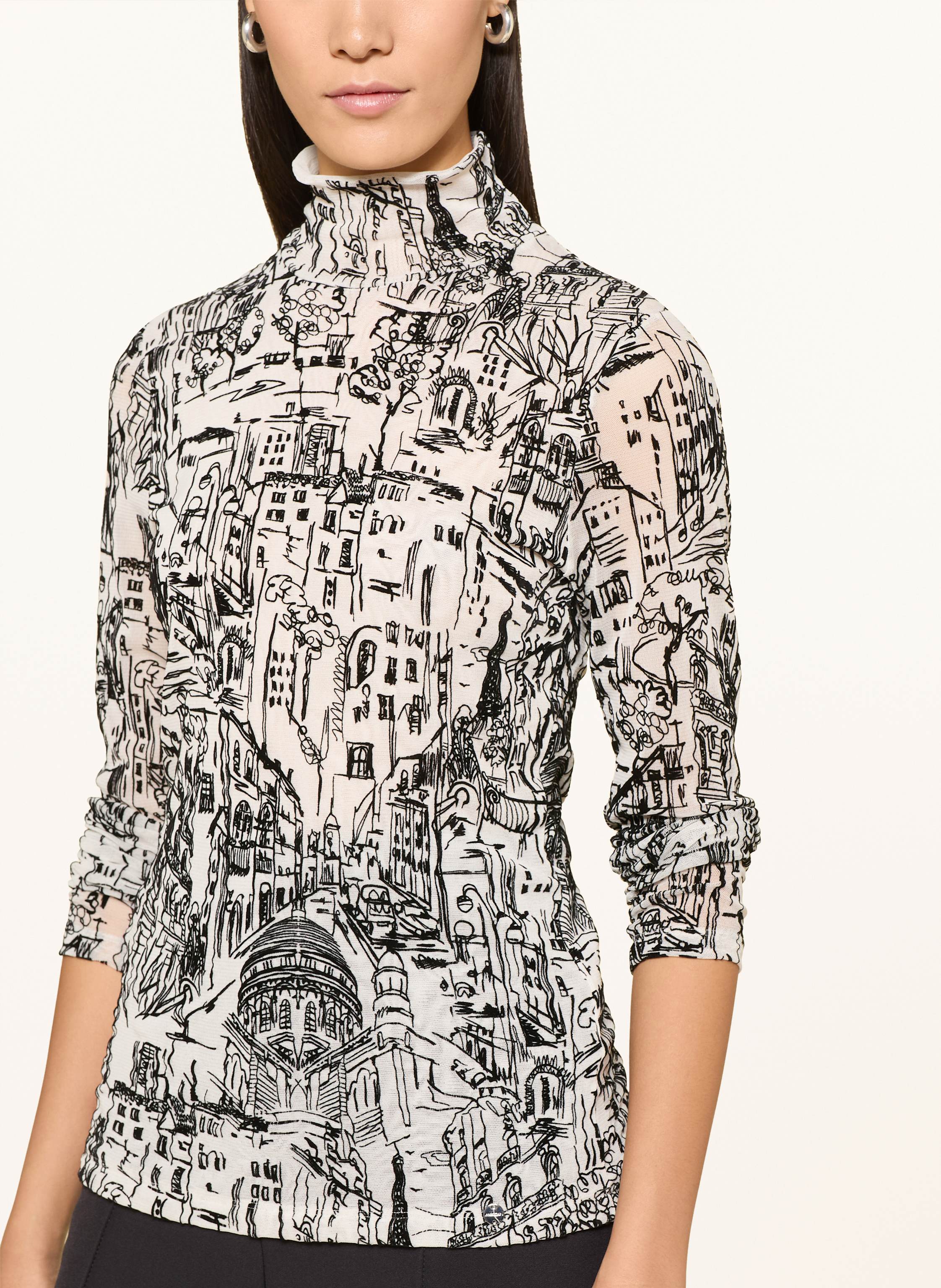 Thumbnail - Marc Cain Longsleeve Aus Mesh beige