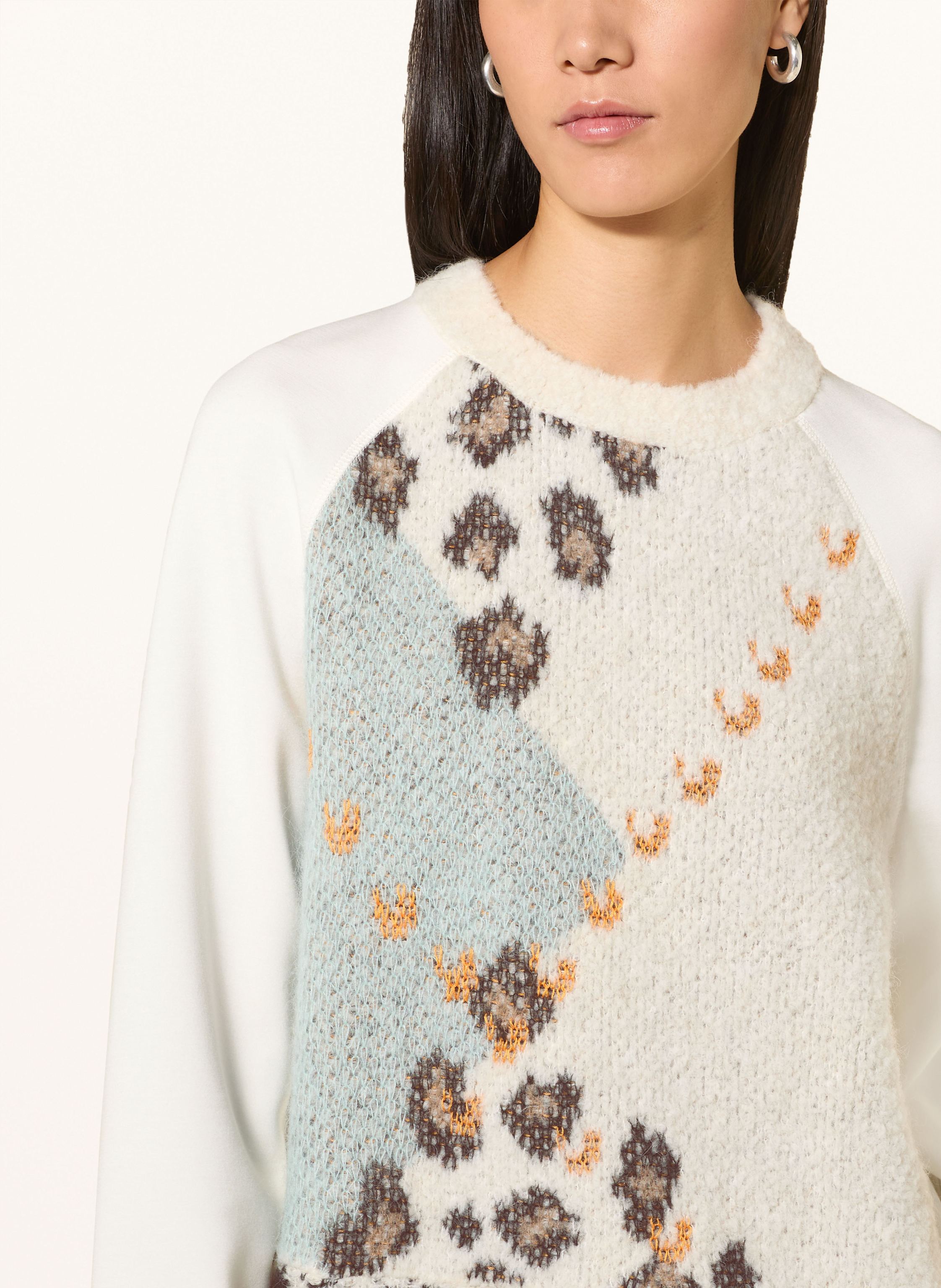 Thumbnail - Marc Cain Pullover Im Materialmix Mit Alpaka weiss