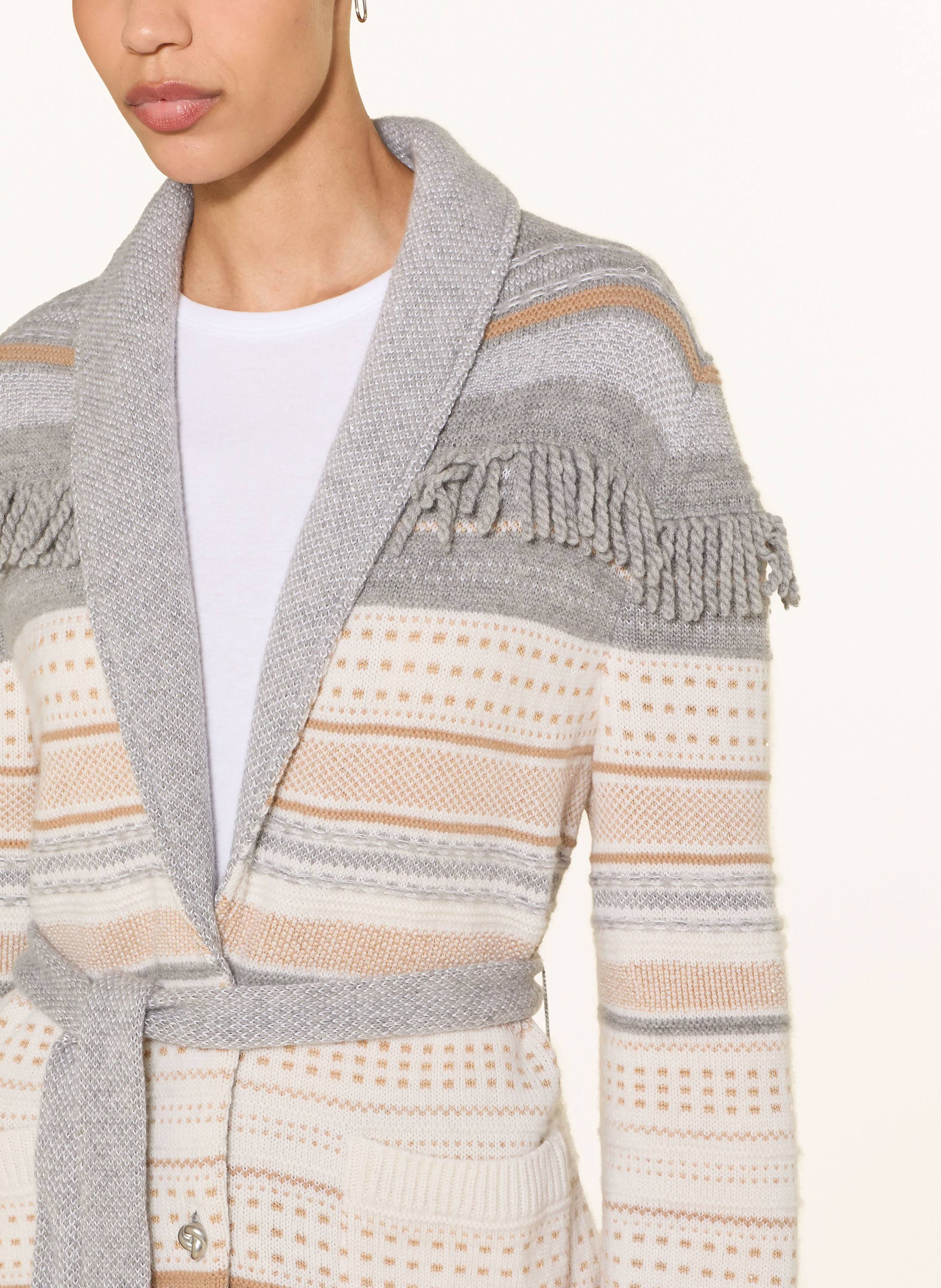 Thumbnail - Marc Cain Strickjacke Mit Cashmere weiss