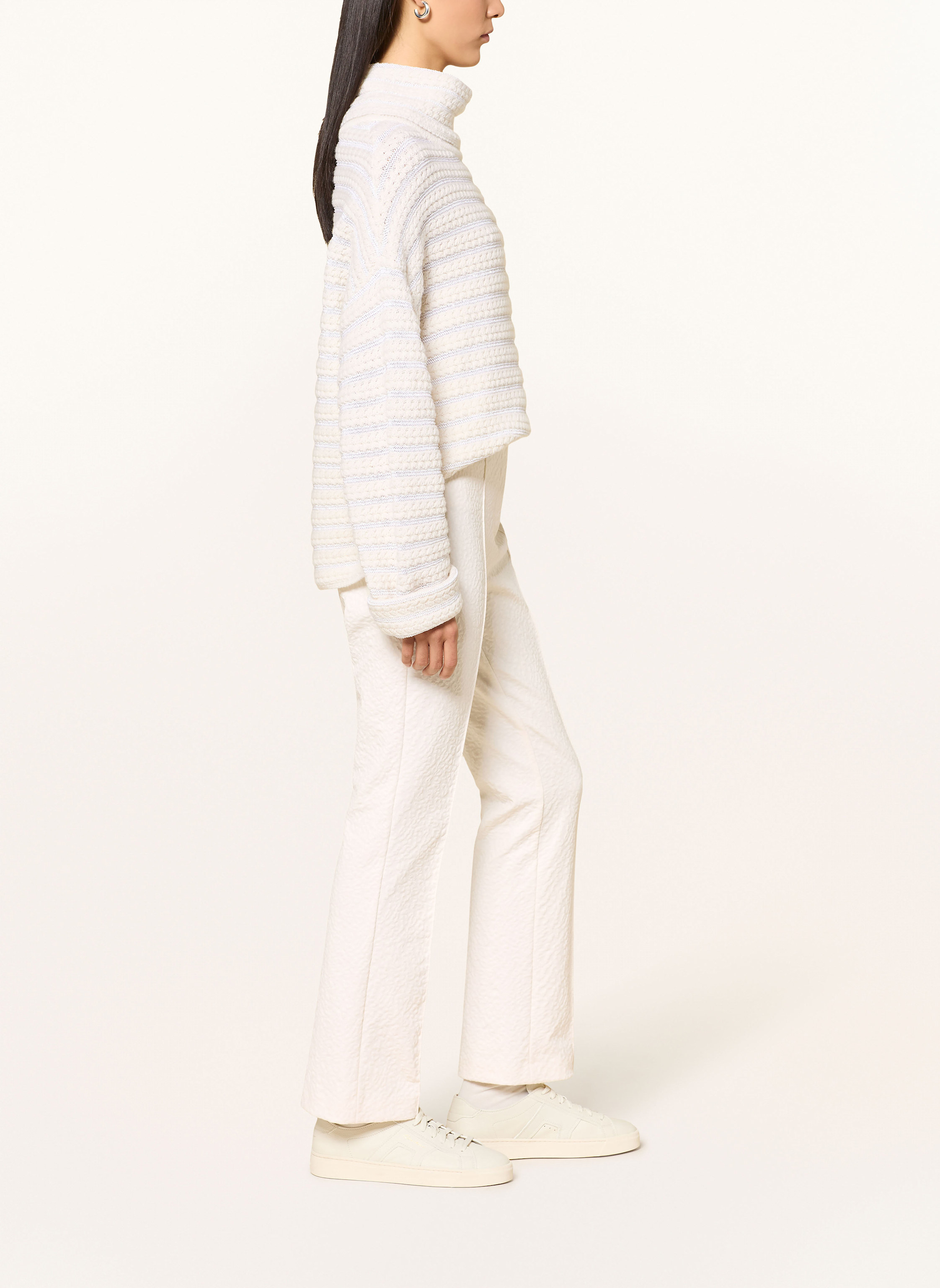 Thumbnail - Marc Cain Jacquard-Hose Frederica weiss