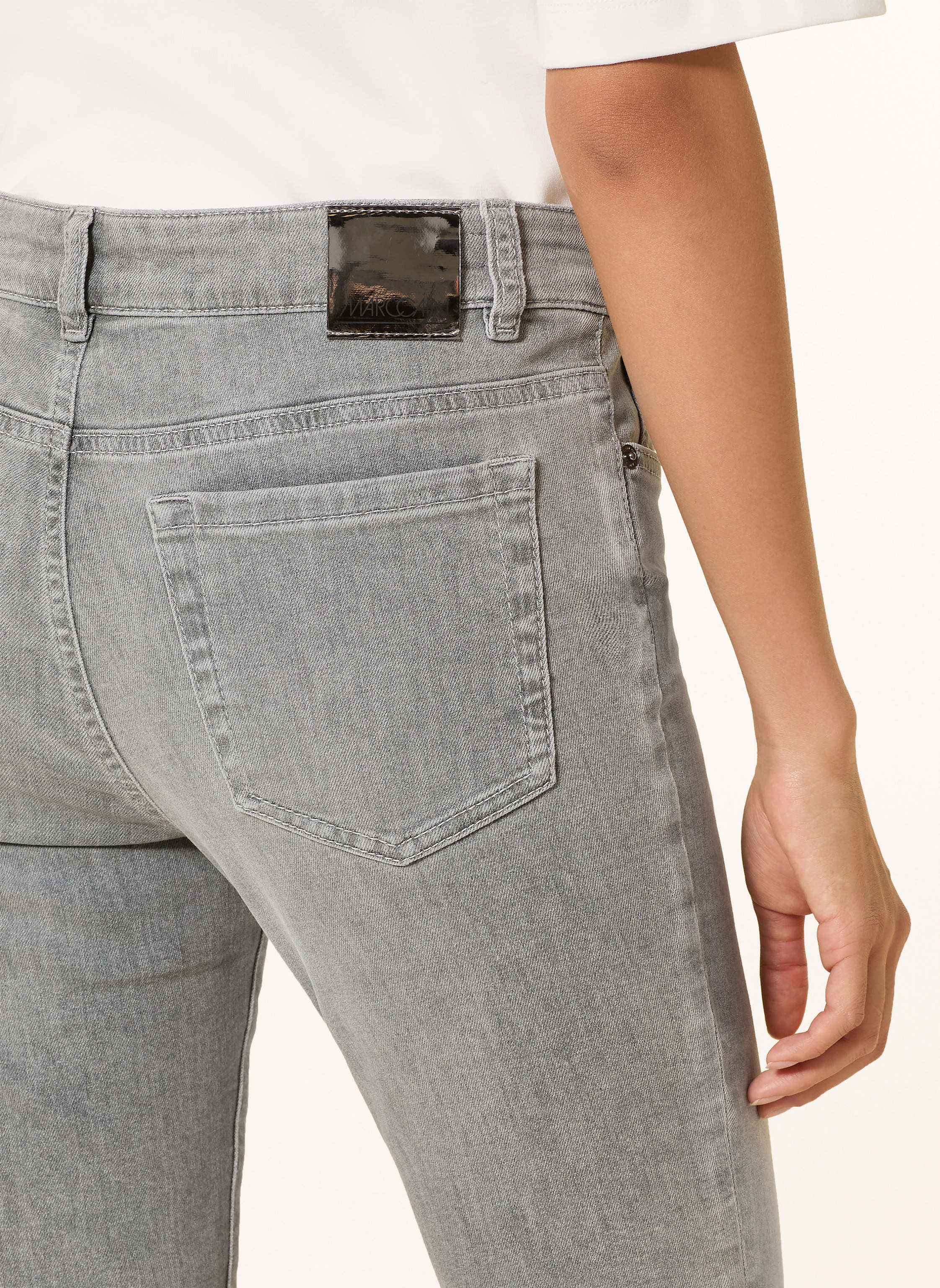 Thumbnail - Marc Cain Skinny Jeans Silvi grau