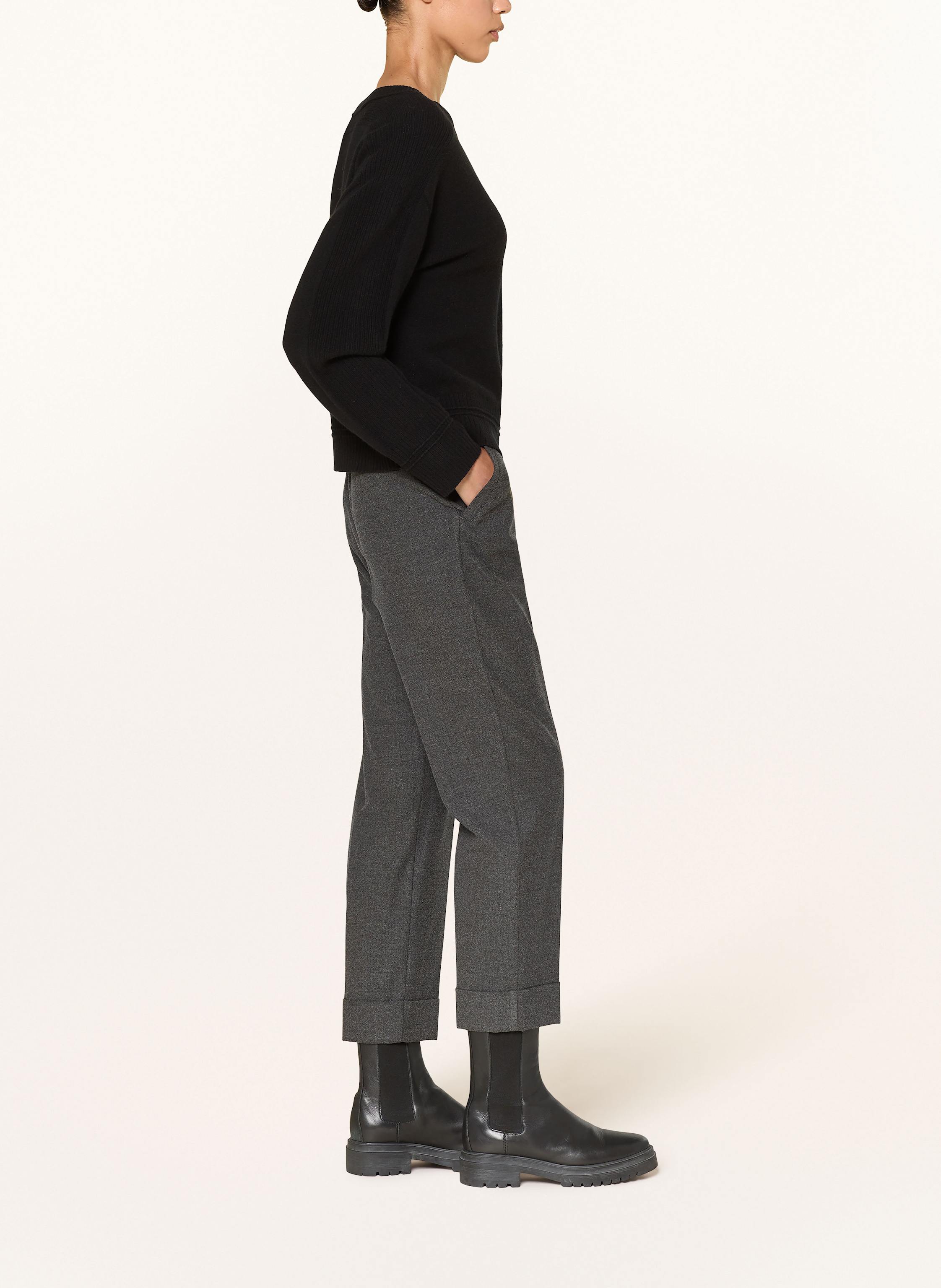 Thumbnail - Marc Cain 7/8-Flanellhose Franca grau