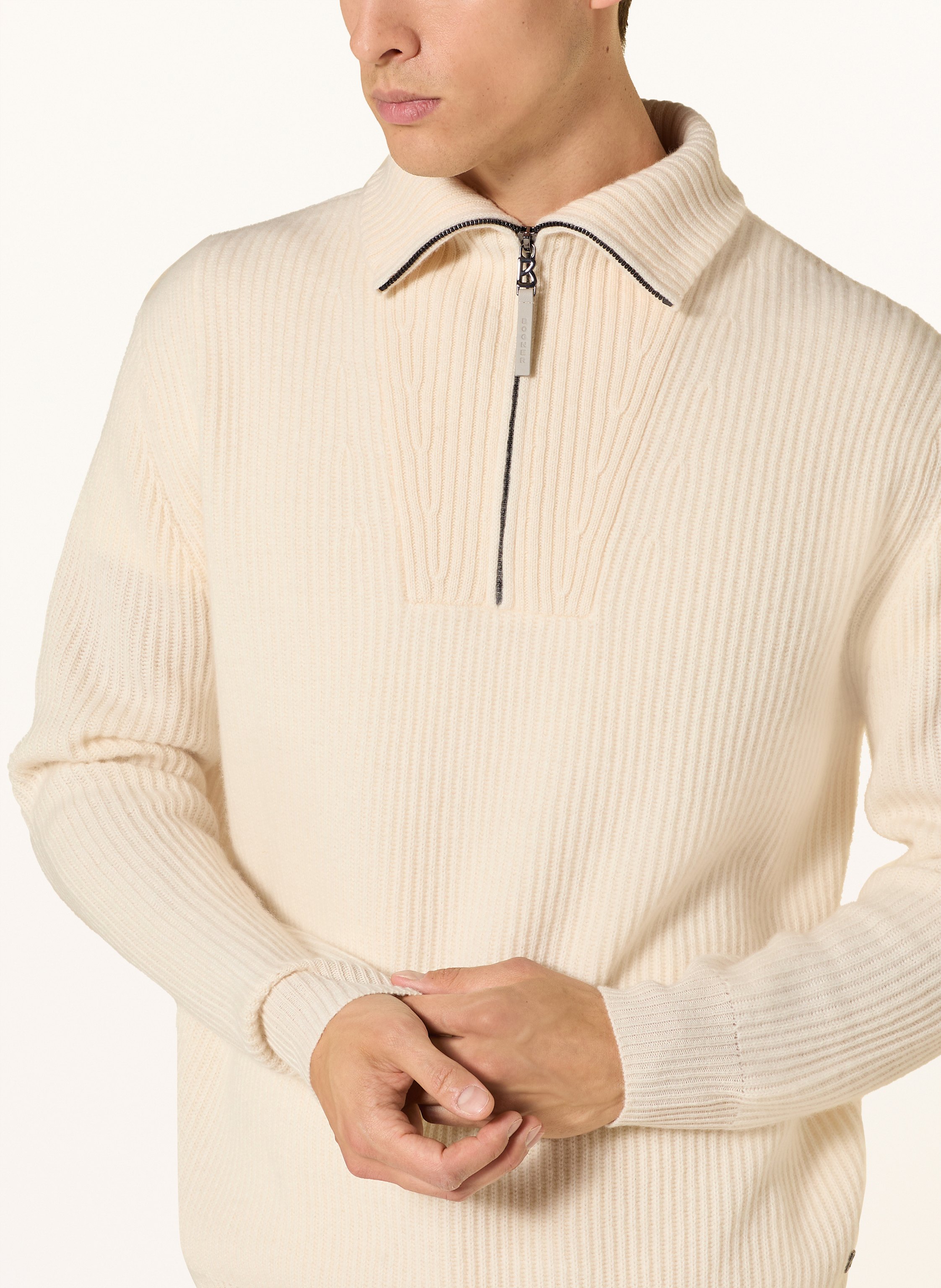 Thumbnail - Bogner Cashmere-Troyer Balvin weiss