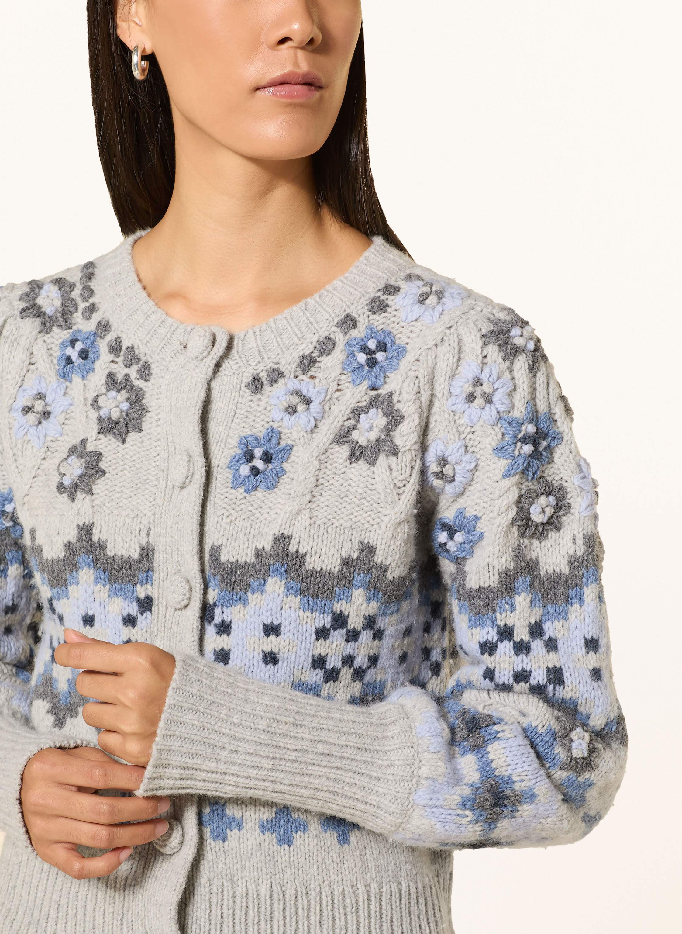 Thumbnail - Dea Kudibal Strickjacke Livadea grau