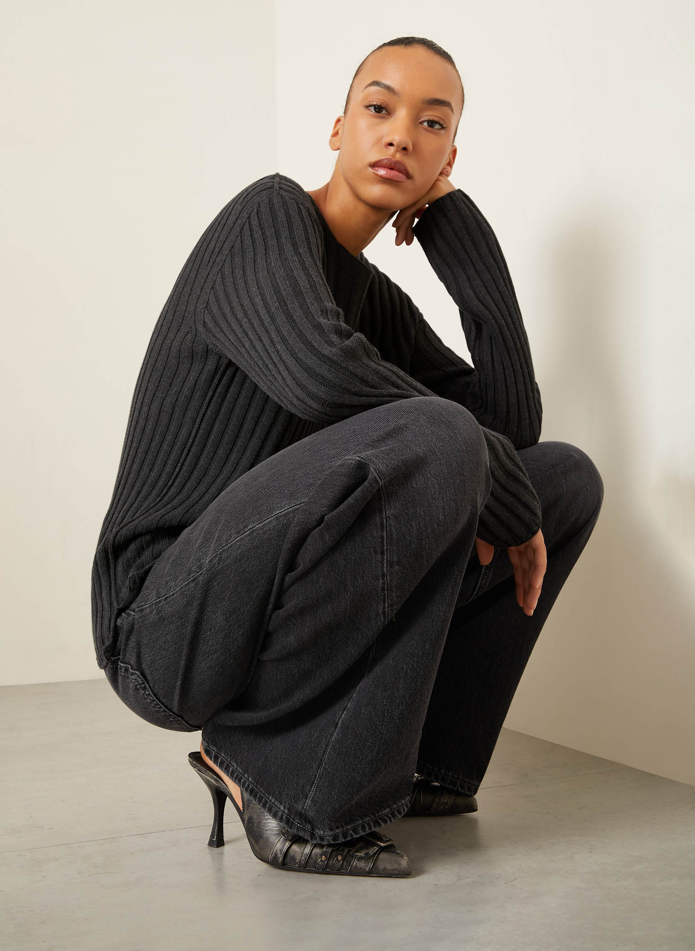 Thumbnail - Acne Studios Pullover grau