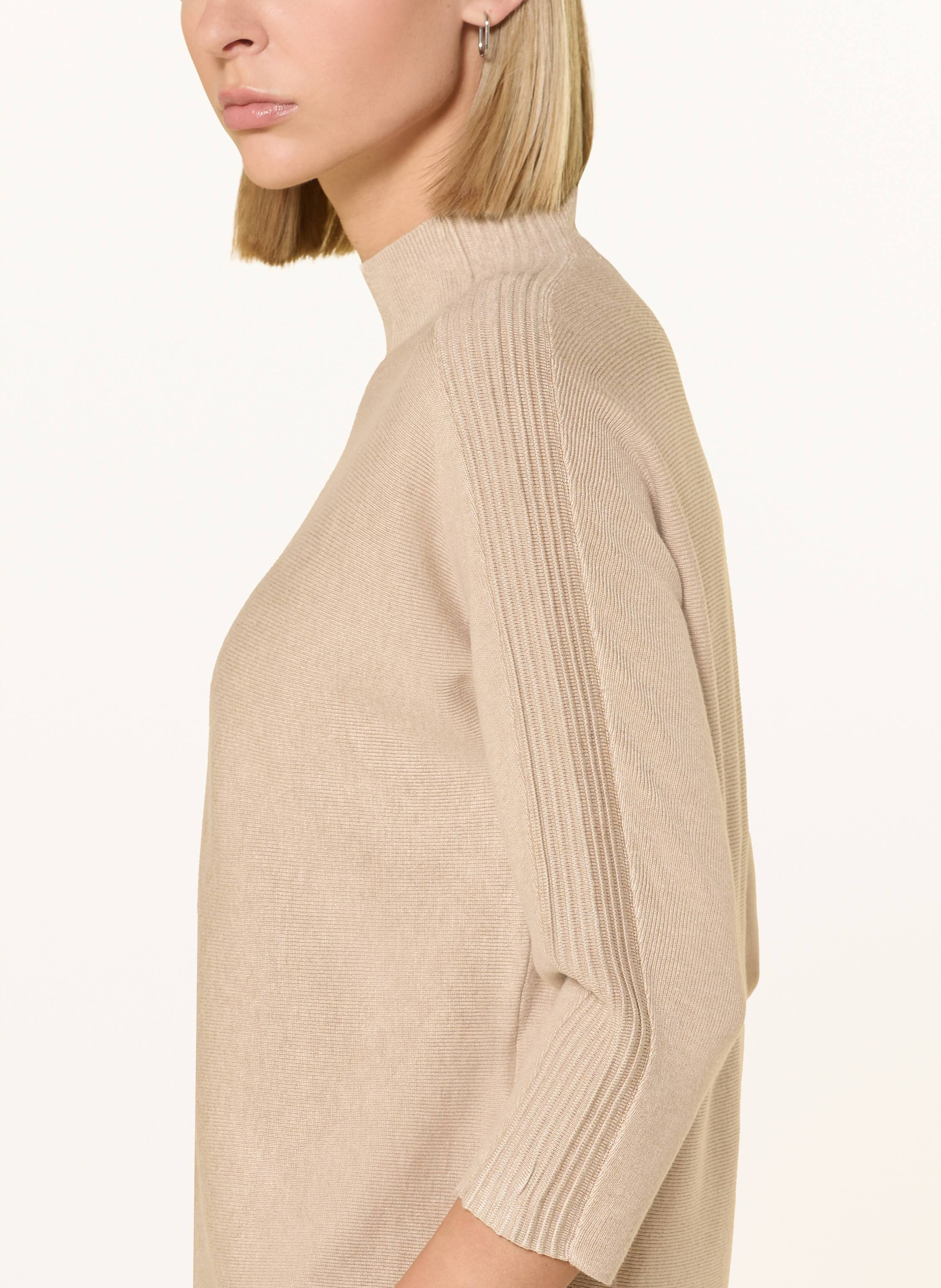 Thumbnail - Comma Pullover Mit 3/4-Arm beige