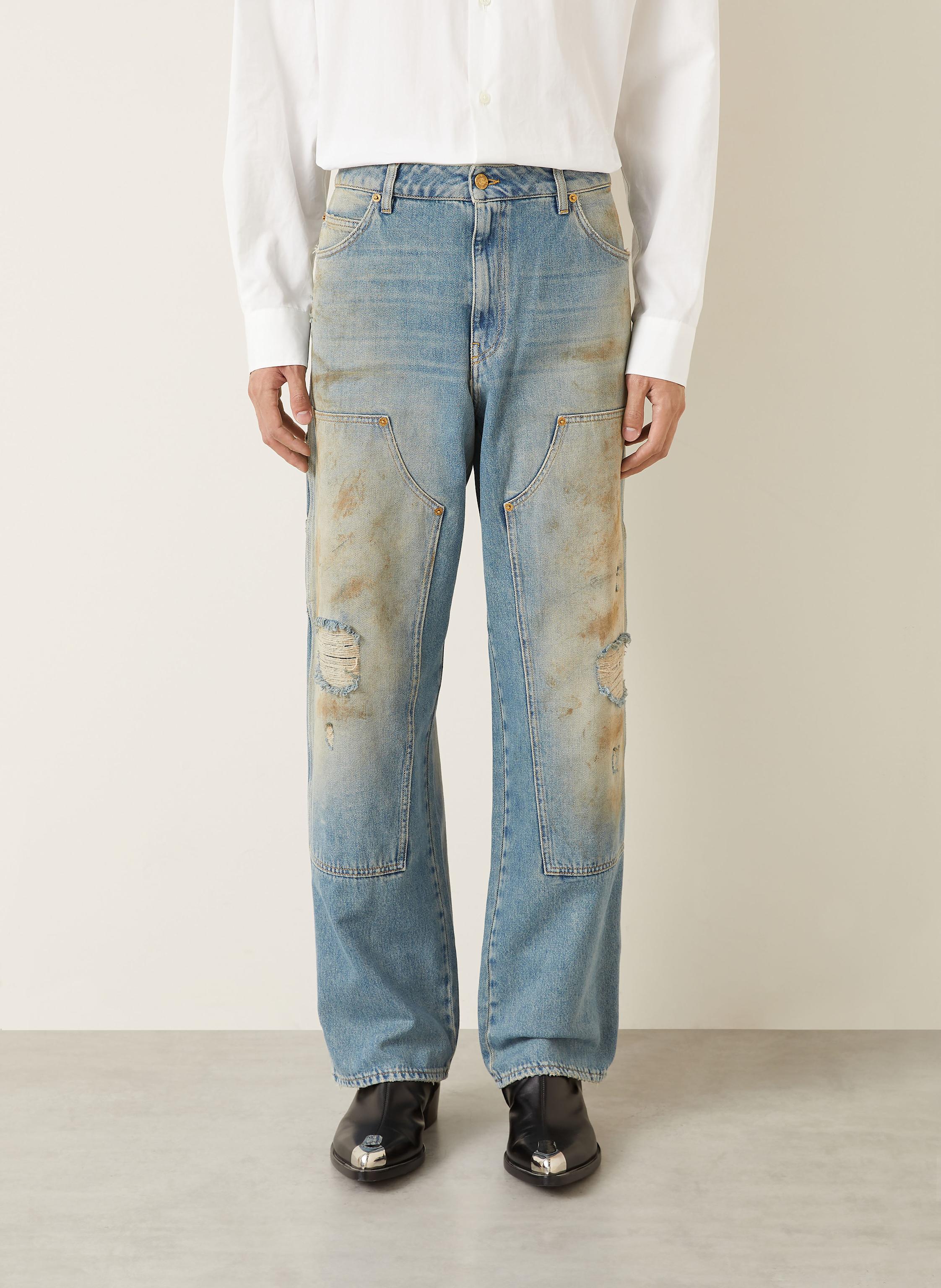 Thumbnail - Golden Goose Jeans Oversized Fit blau