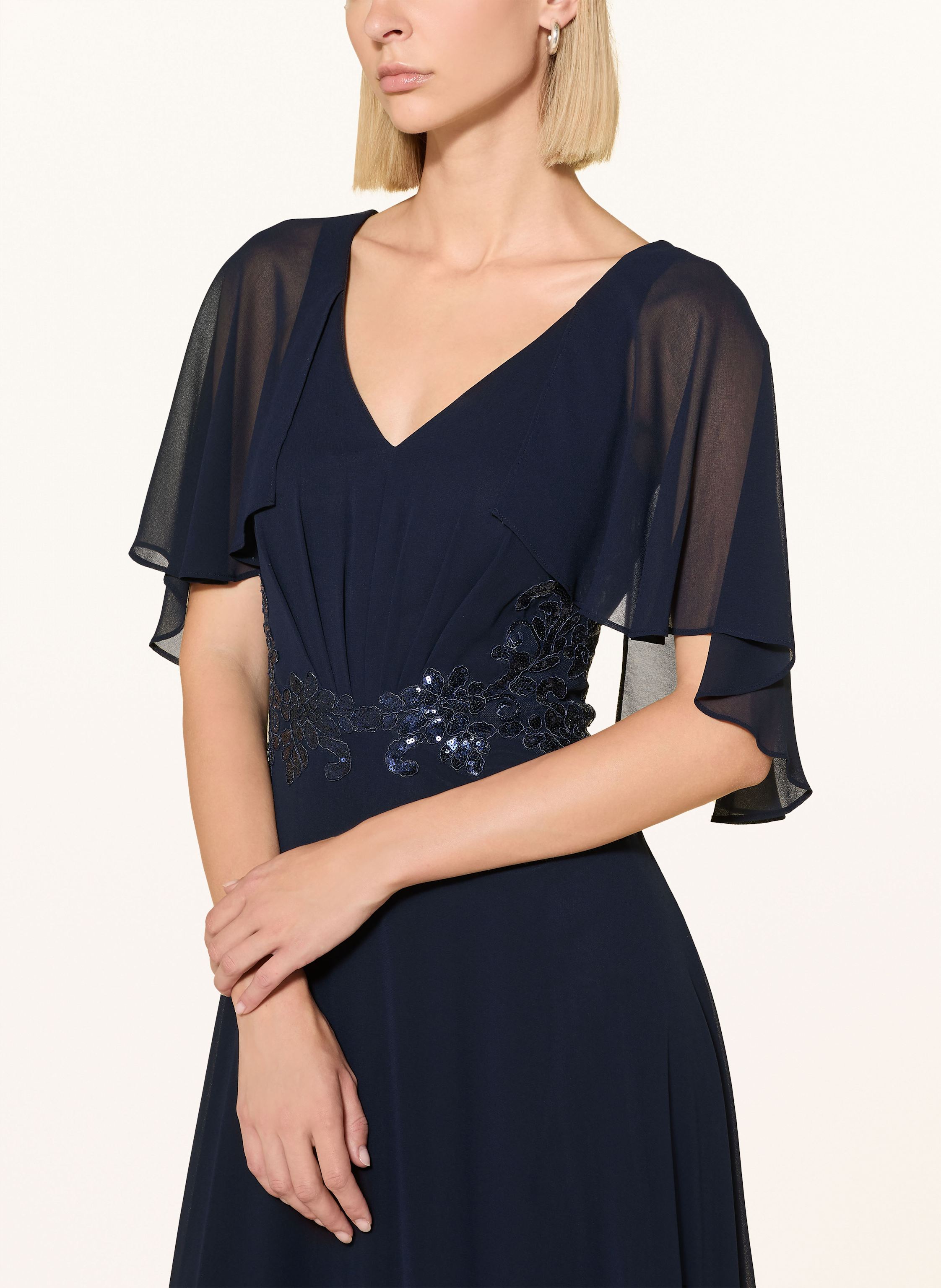 Thumbnail - Vera Mont Abendkleid Mit Pailletten blau