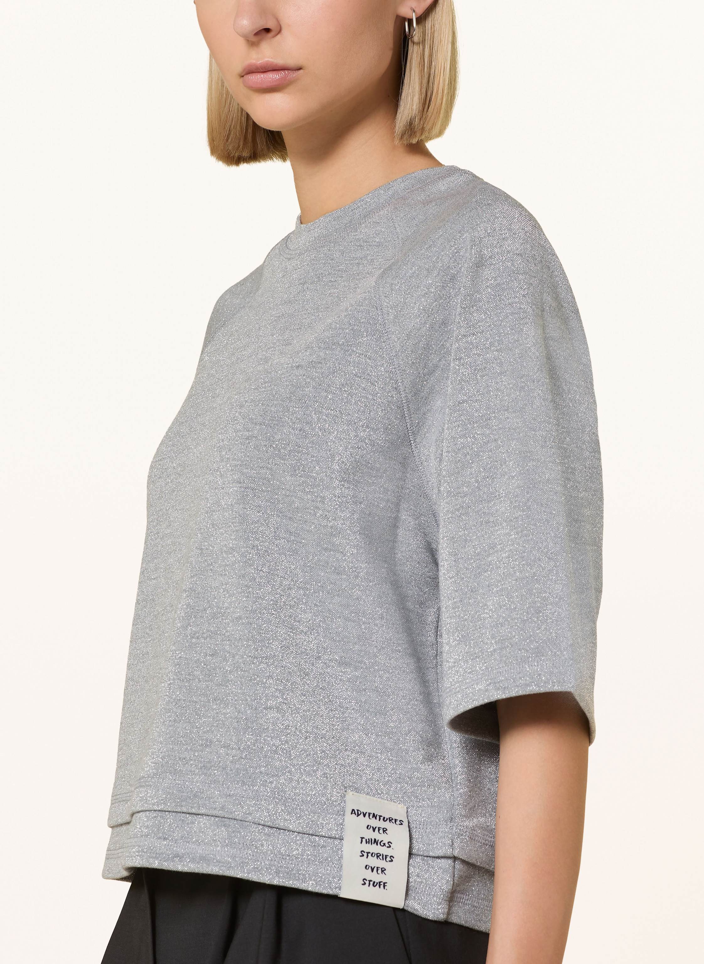 Thumbnail - Smith & Soul T-Shirt Mit Glitzergarn grau