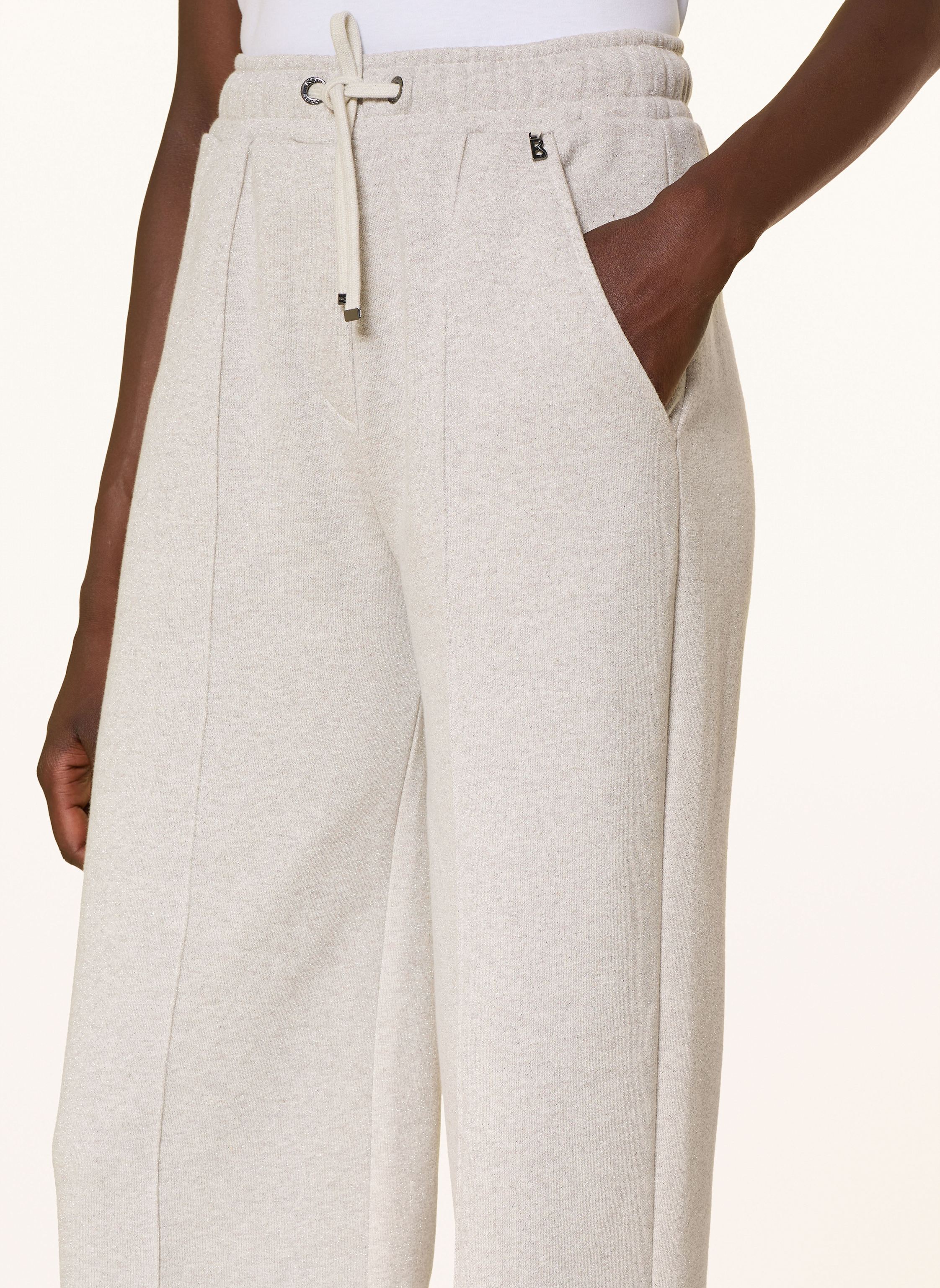 Thumbnail - Bogner Hose Toto-1 Im Jogging-Stil Mit Glitzergarn beige