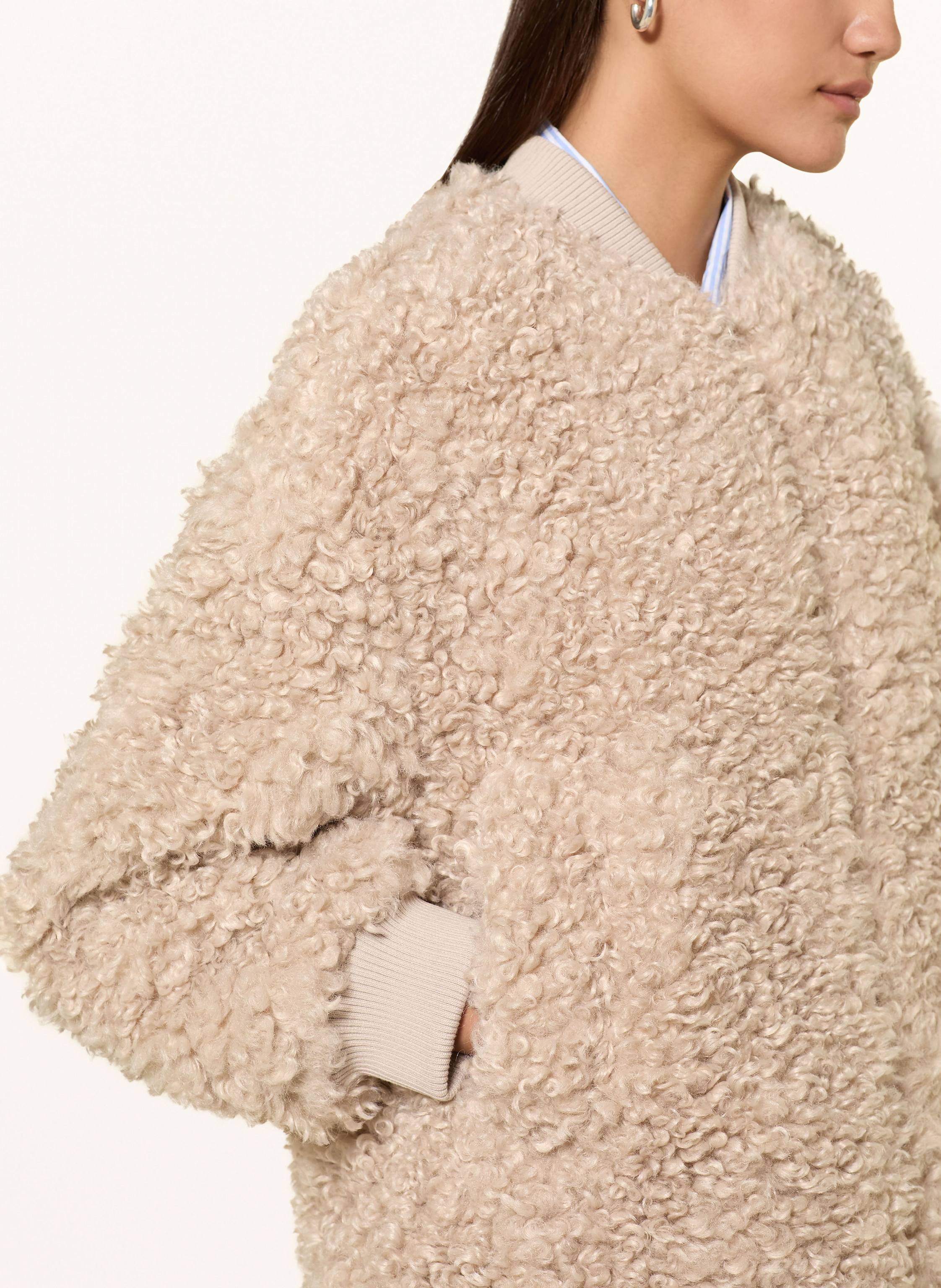 Thumbnail - Mrs & Hugs Teddyfell-Jacke weiss