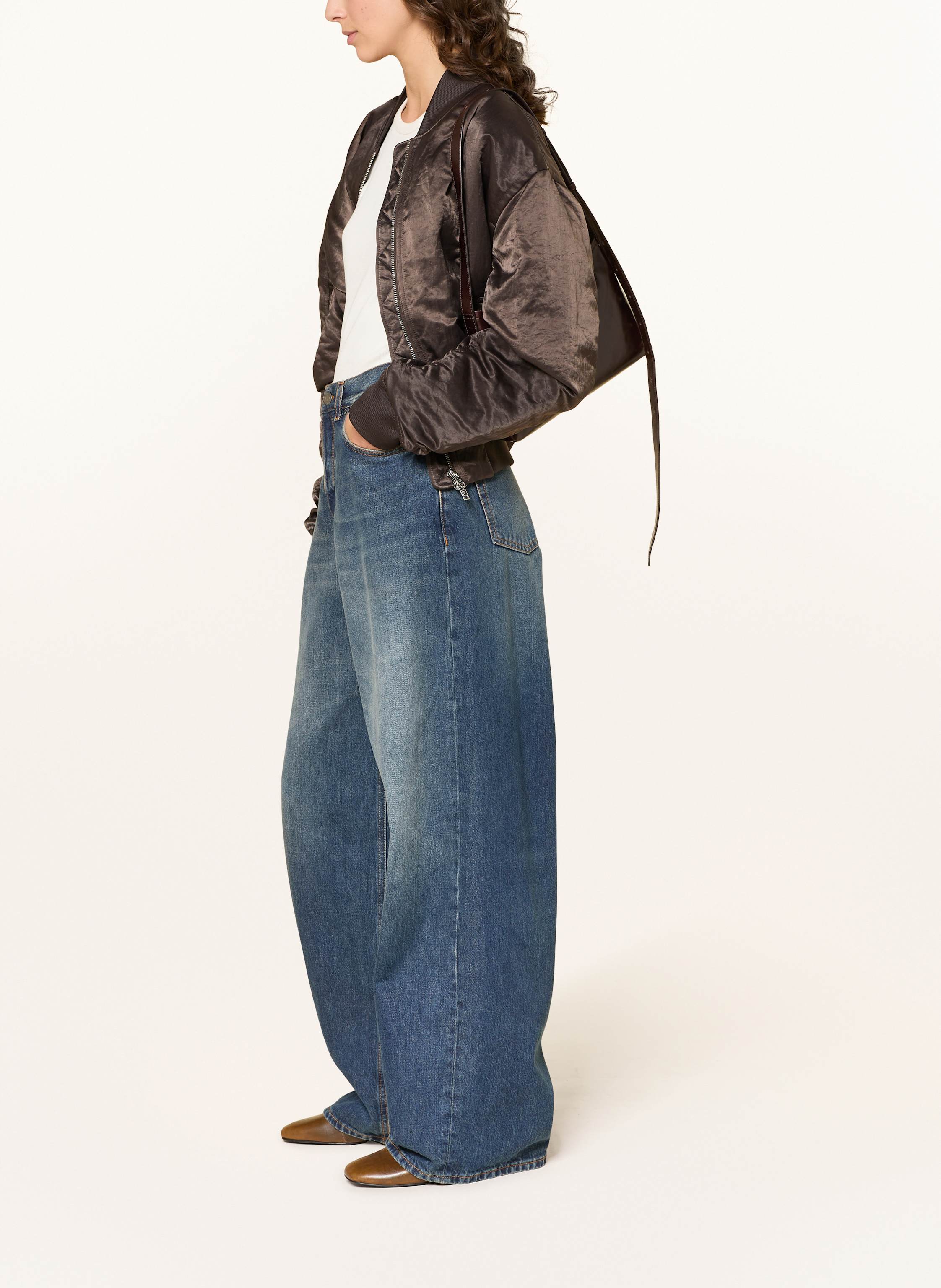 Thumbnail - Haikure Wide Leg Jeans Bethany blau