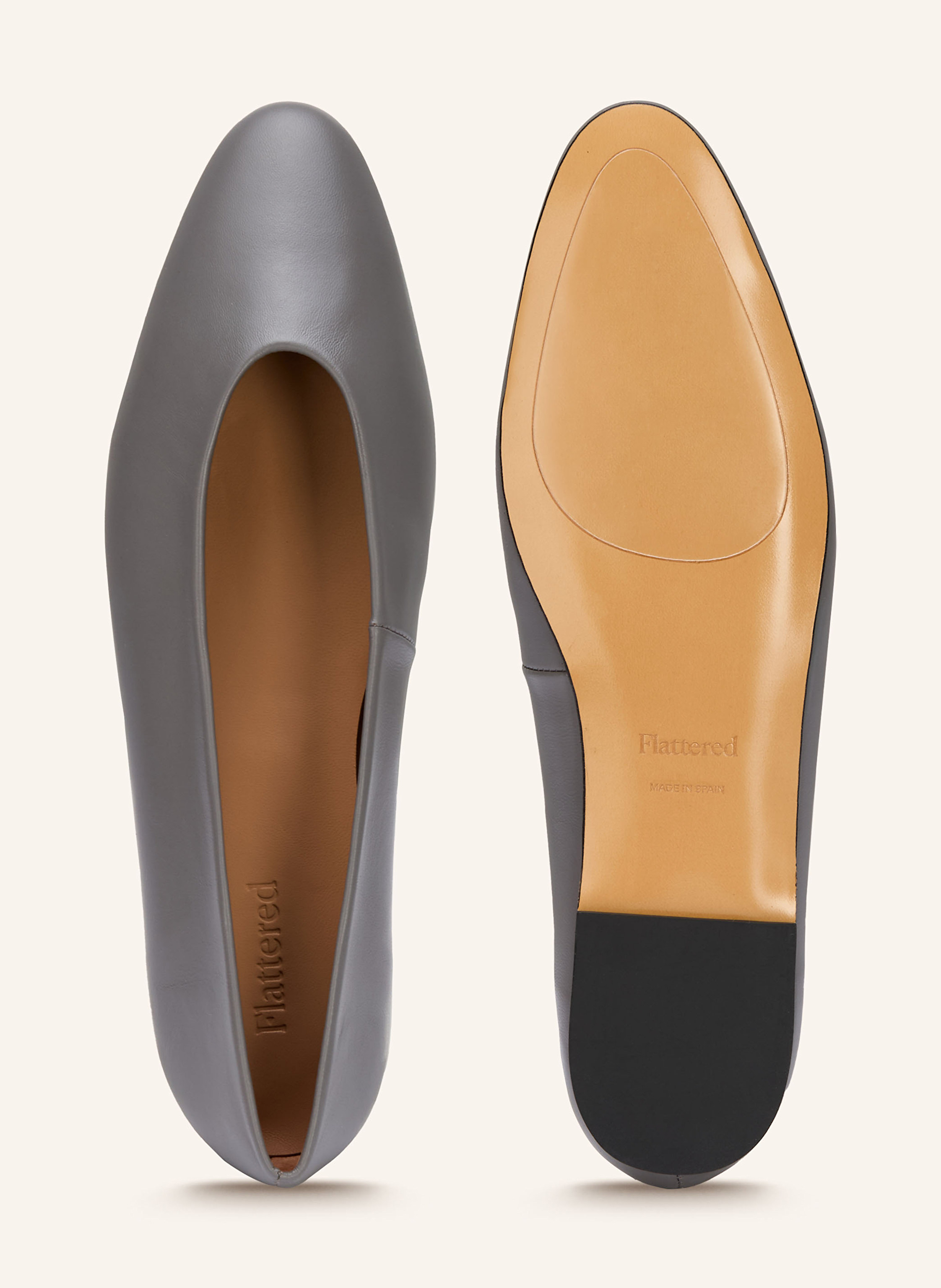 Thumbnail - Flattered Lackballerinas Belinda grau