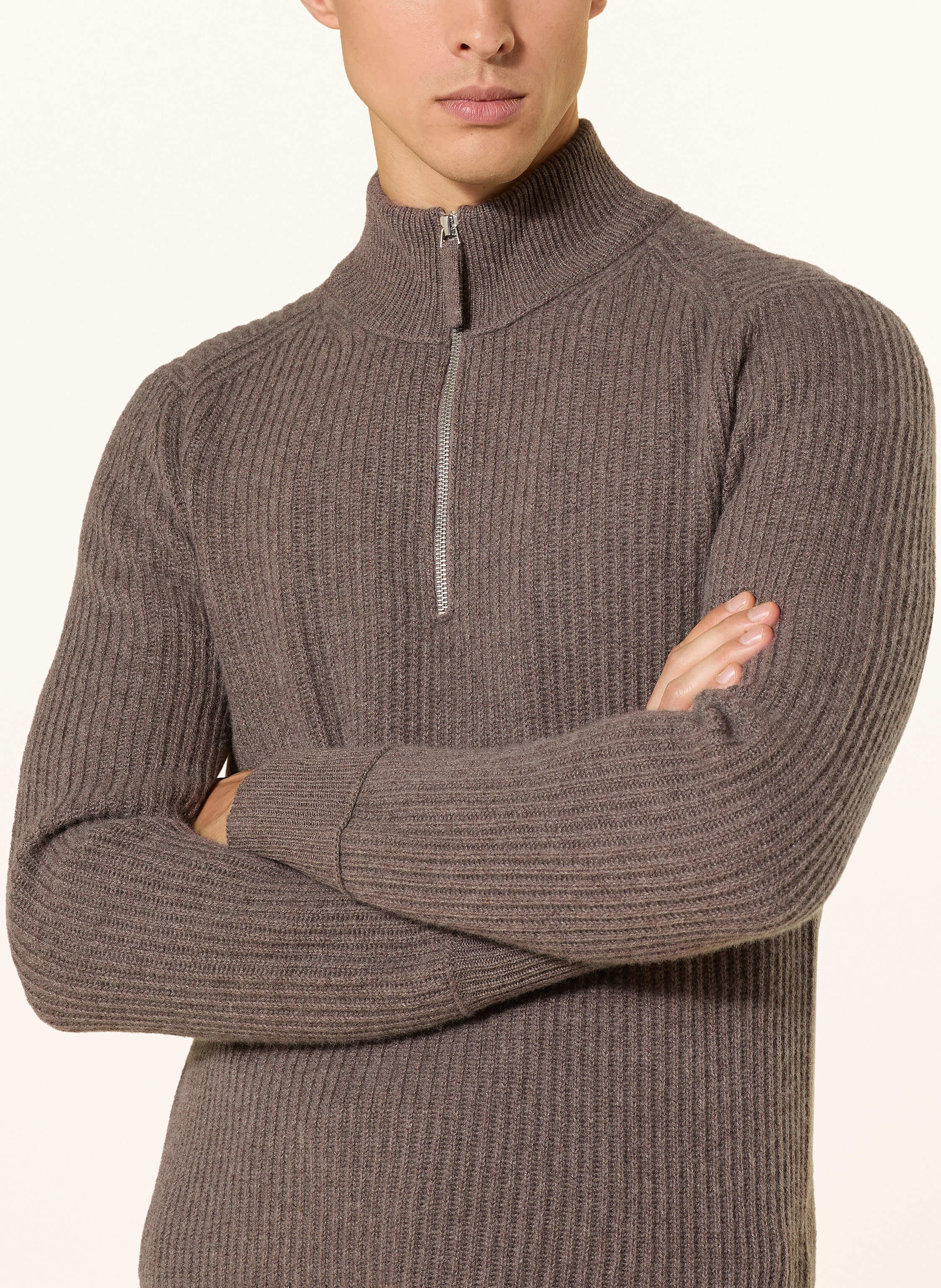 Thumbnail - Ftc Cashmere Cashmere-Troyer braun