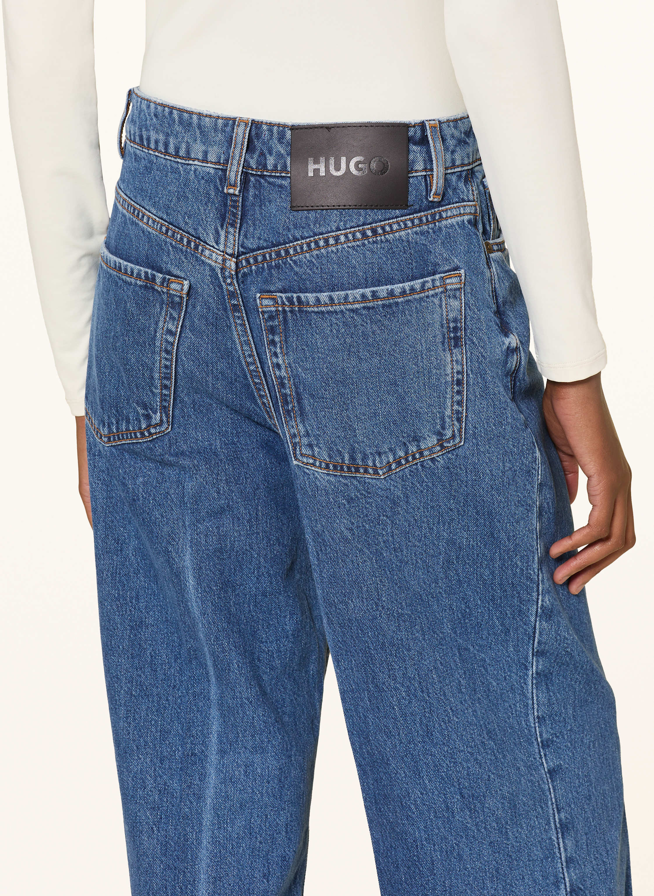 Thumbnail - Hugo Straight Jeans blau
