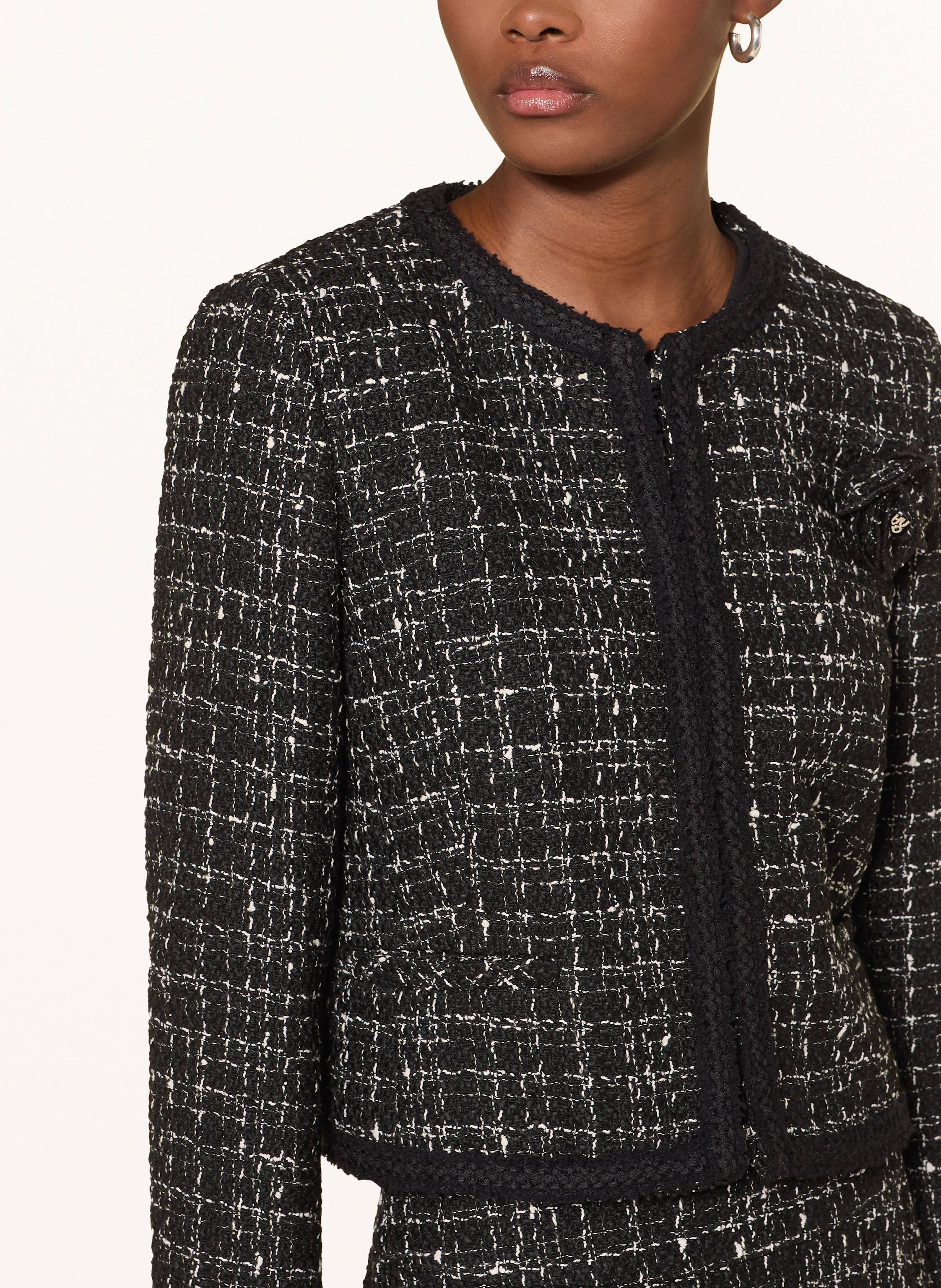 Thumbnail - Hugo Bouclé-Blazer Ablumi schwarz