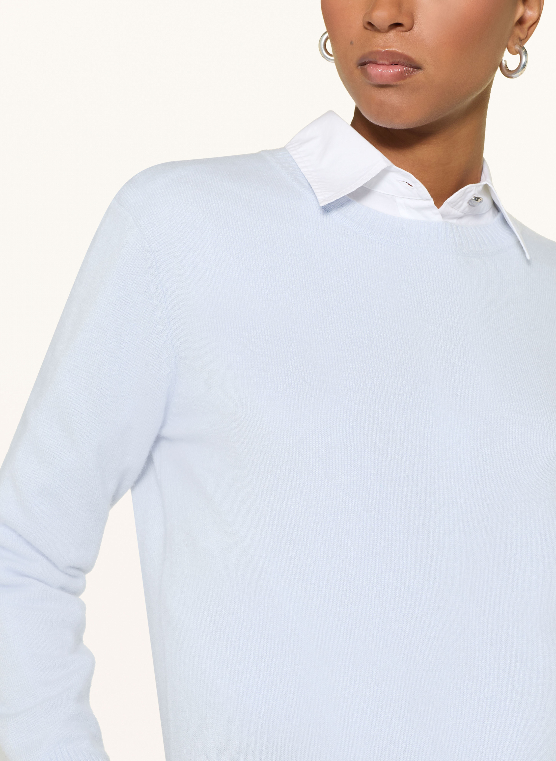 Thumbnail - Patrizia Pepe Cashmere-Pullover blau