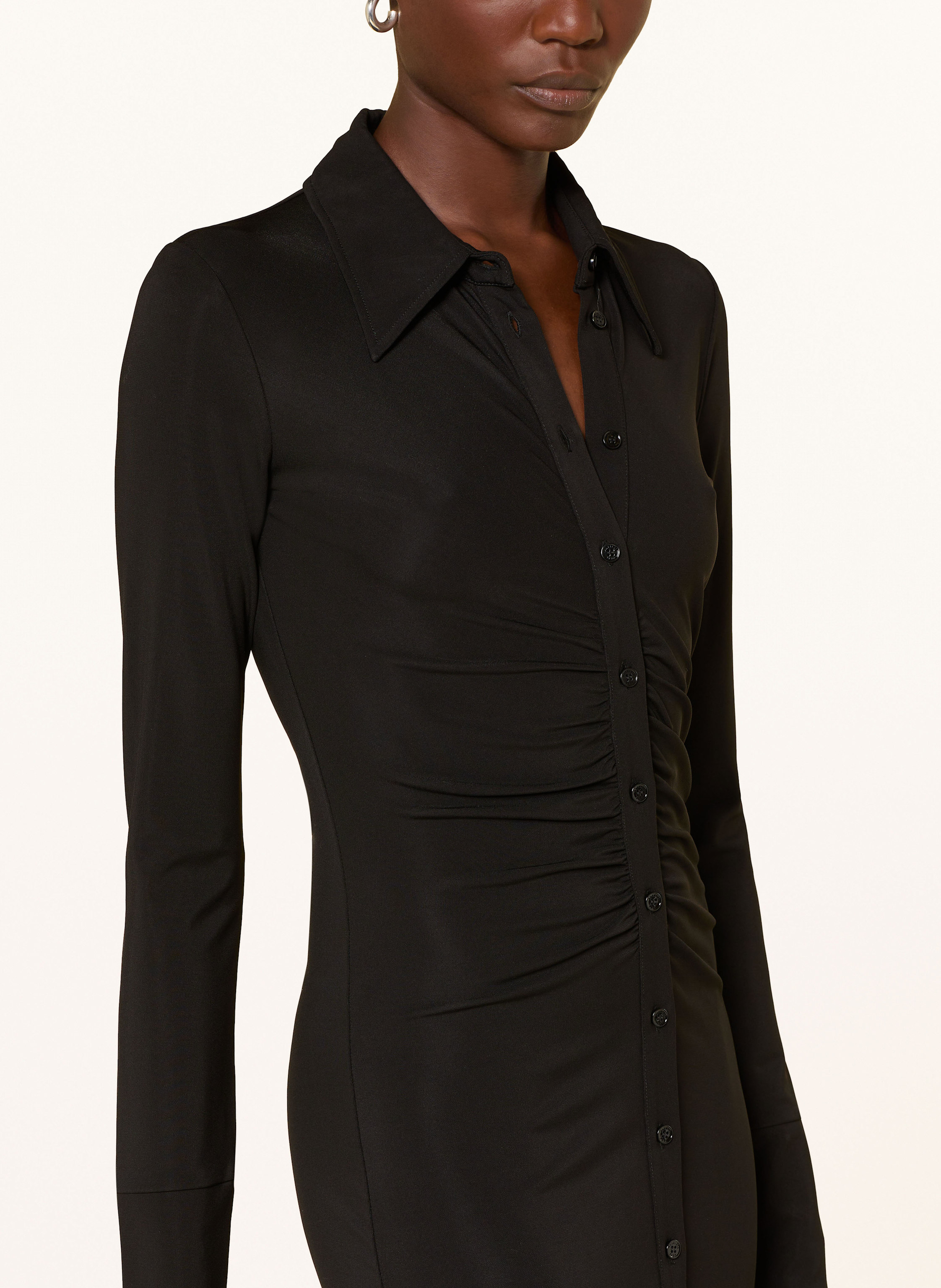 Thumbnail - Patrizia Pepe Hemdblusenkleid schwarz