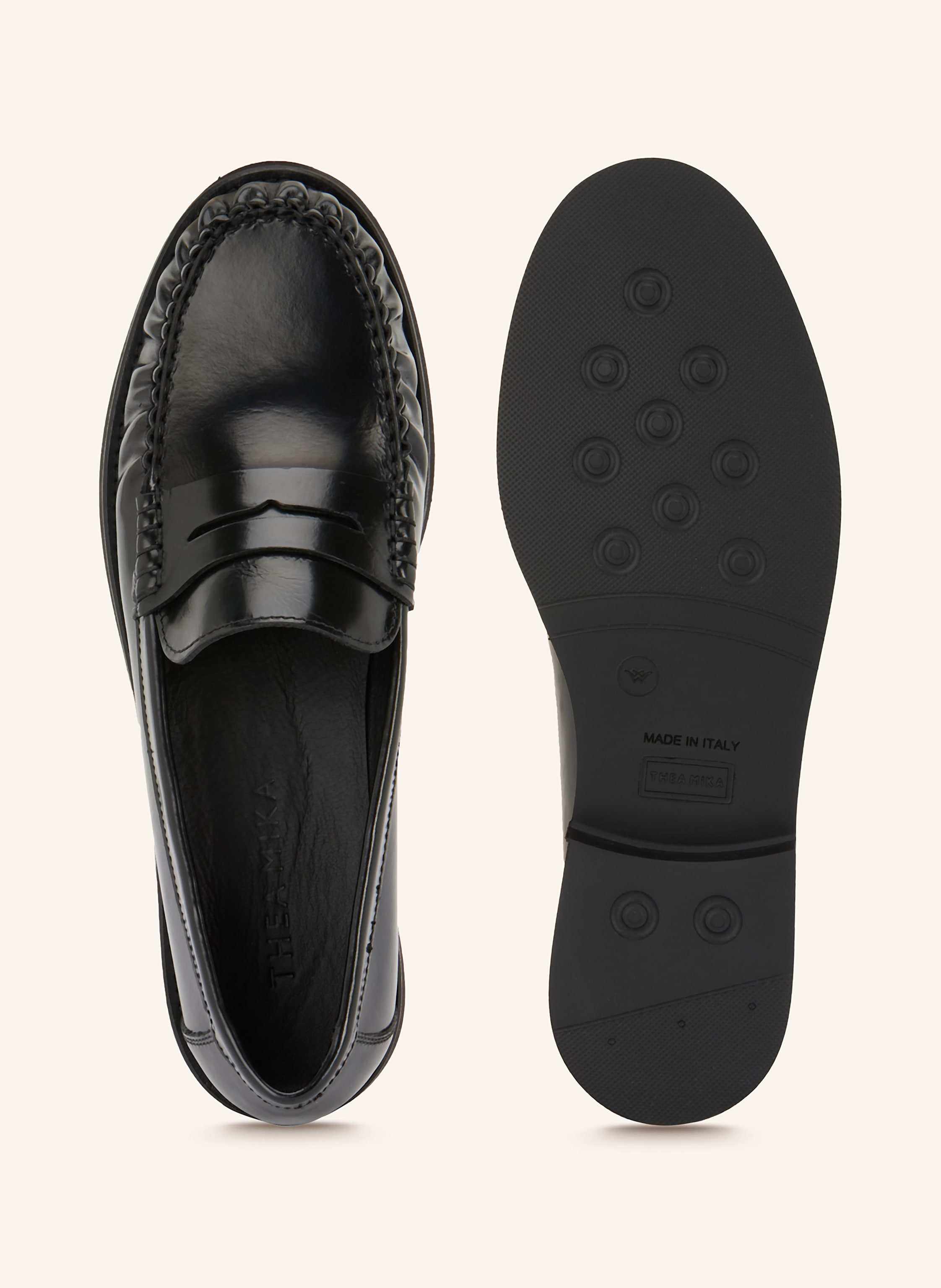 Thumbnail - Thea Mika Penny-Loafer schwarz