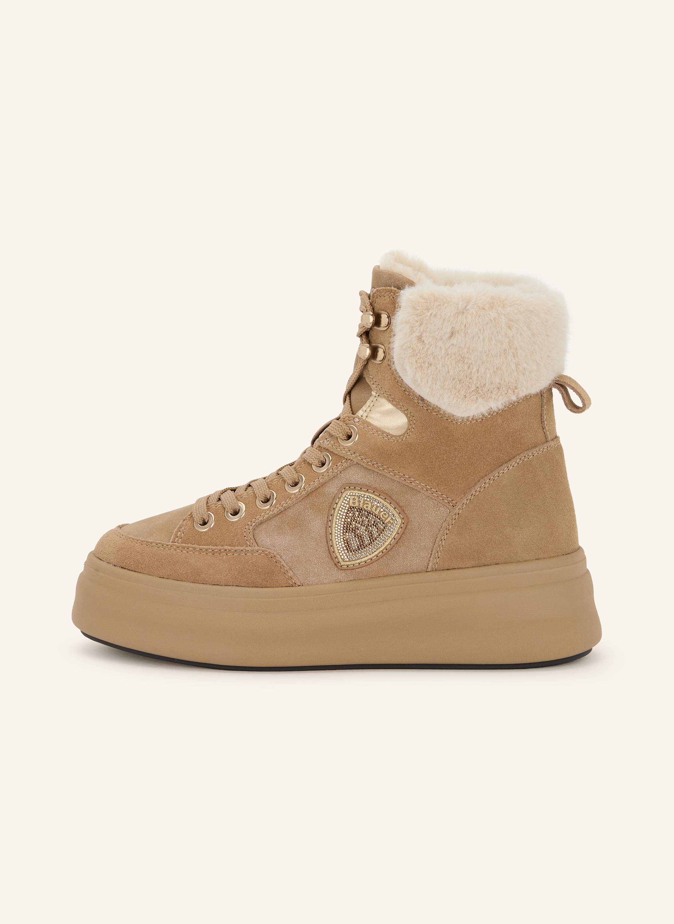 Thumbnail - Blauer Schnürboots emery01 beige