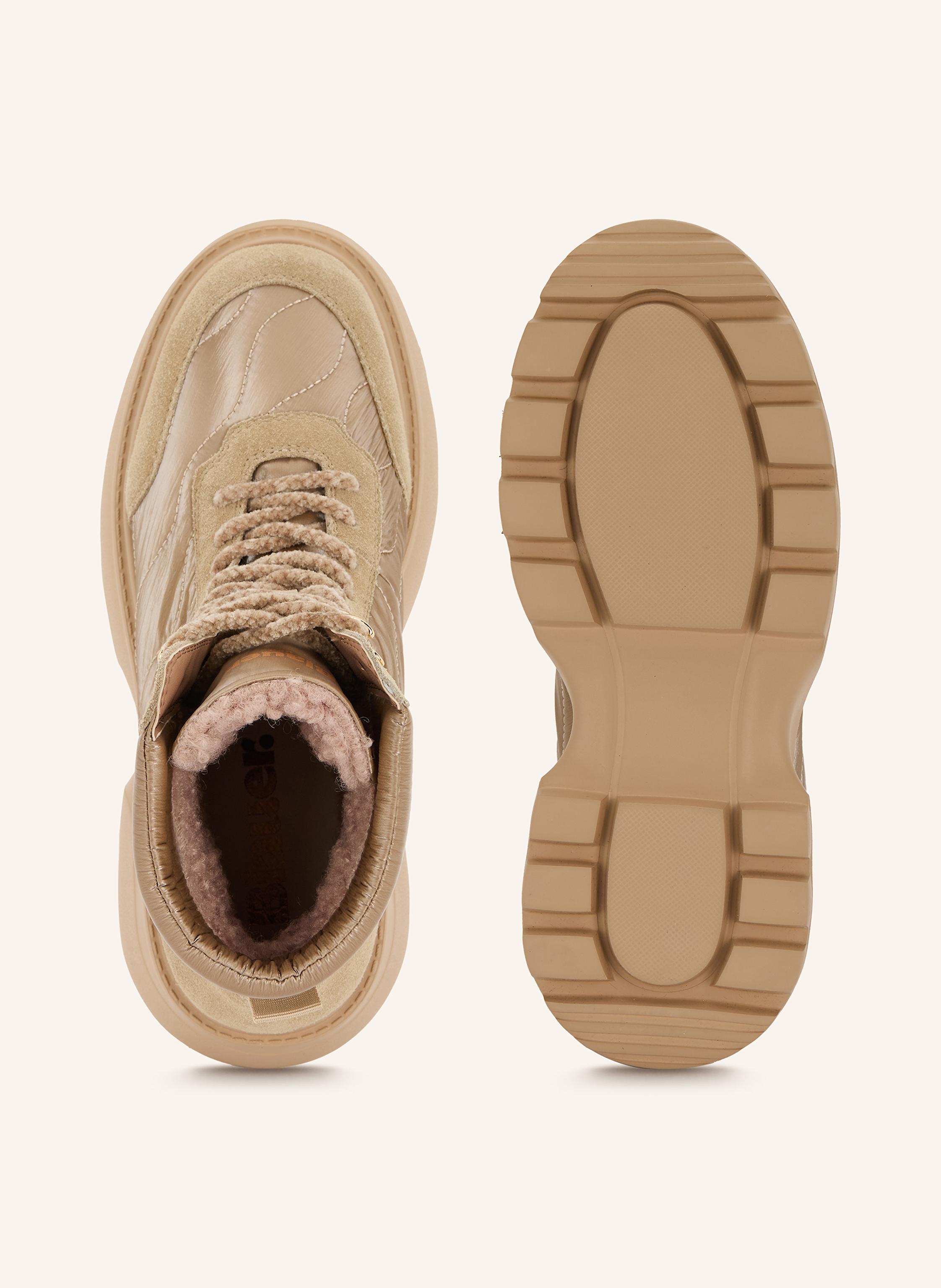 Thumbnail - Blauer Schnürstiefel blanca03 beige