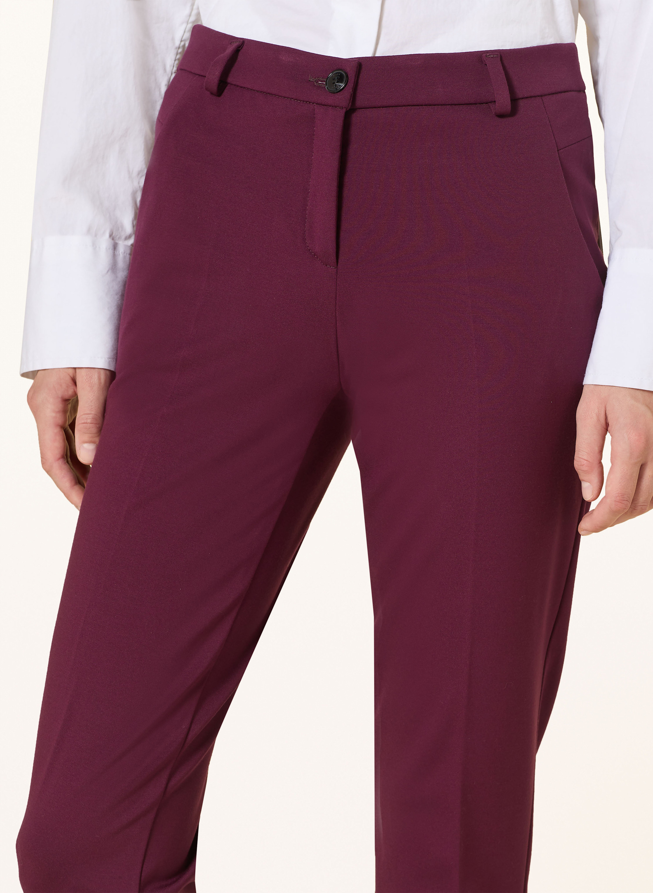 Thumbnail - Brax Jersey-Chino Maron rot